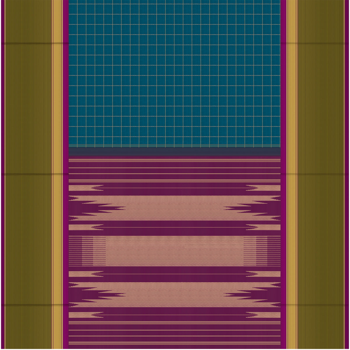 Kanakavalli Kanjivaram Silk Sari 26-615-HS001-01146 - Full View