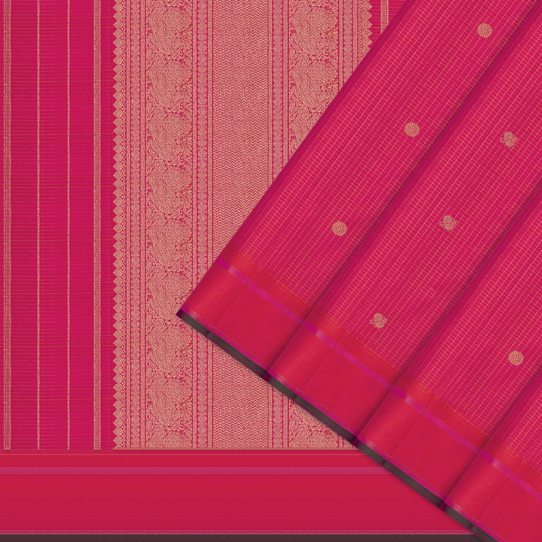 Kanakavalli Kanjivaram Silk Sari 26-615-HS001-01214 - Cover View