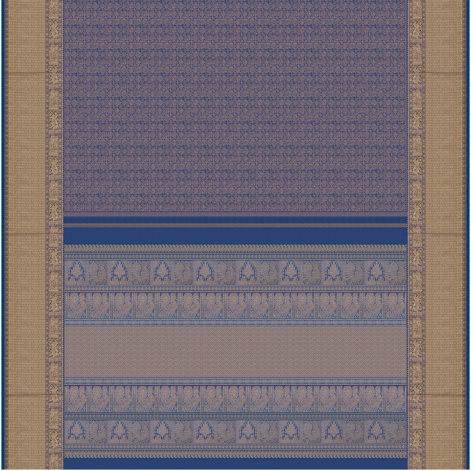 Kanakavalli Kanjivaram Silk Sari 26-615-HS001-01549 - Blouse View