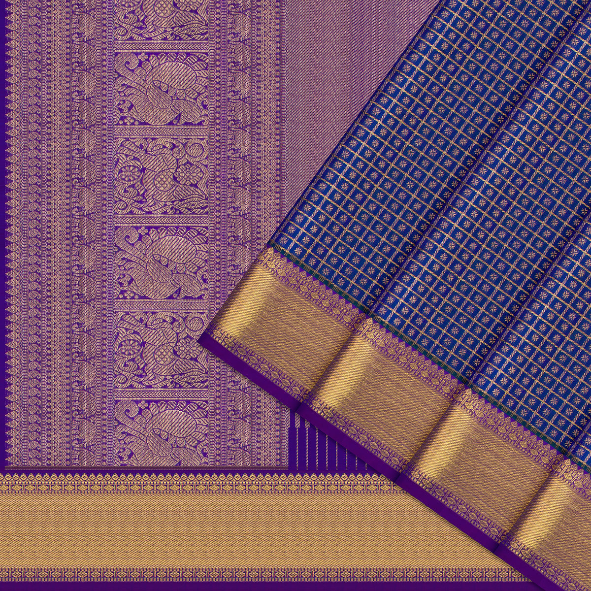 Kanakavalli Kanjivaram Silk Sari 26-615-HS001-01570 - Cover View