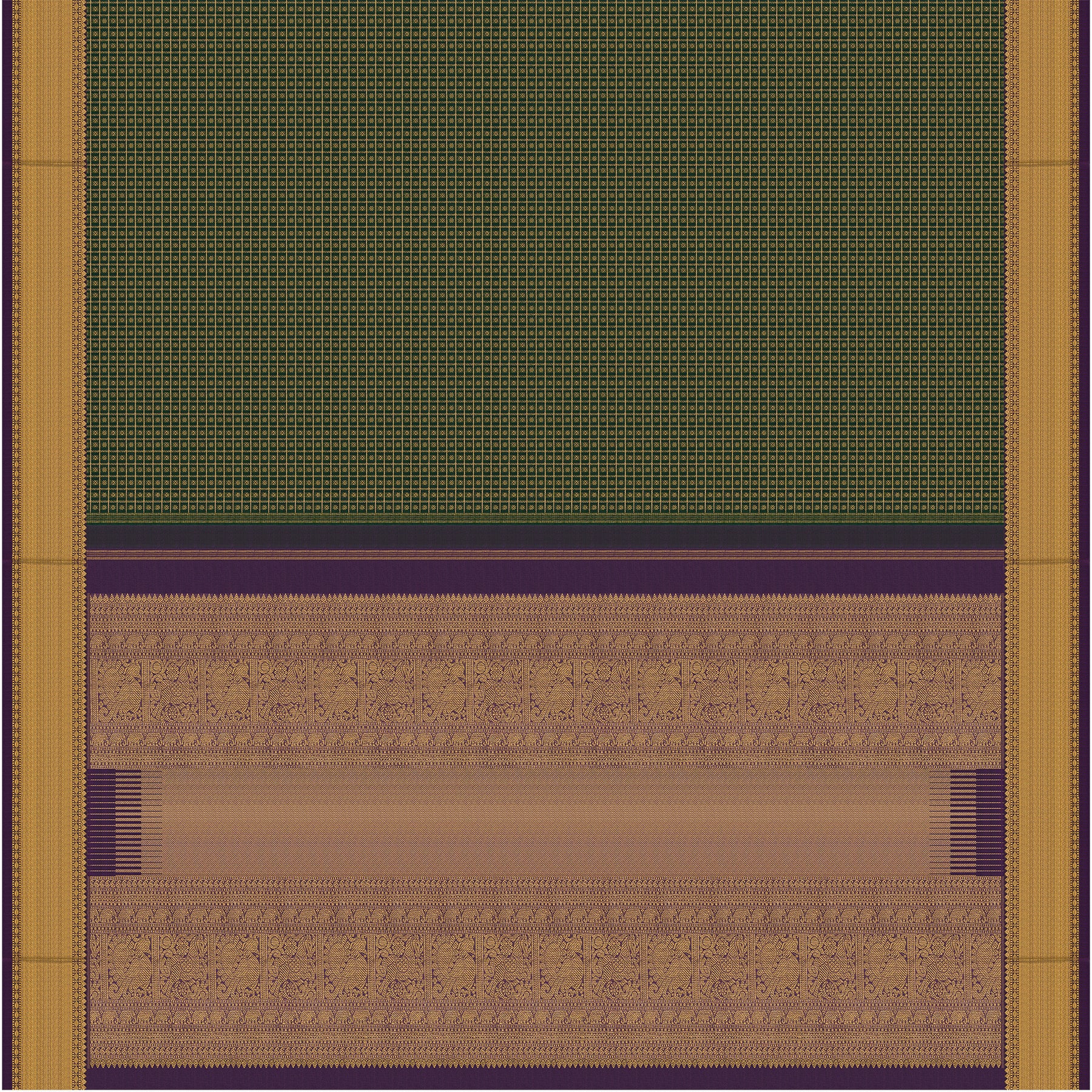 Kanakavalli Kanjivaram Silk Sari 26-615-HS001-01572 - Full View
