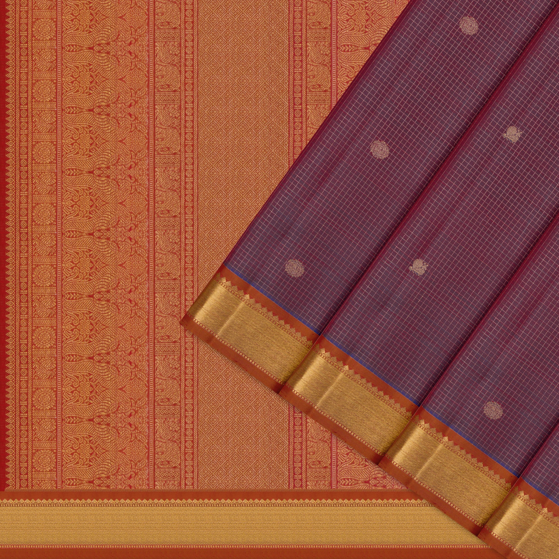 Kanakavalli Kanjivaram Silk Sari 26-615-HS001-02561 - Cover View