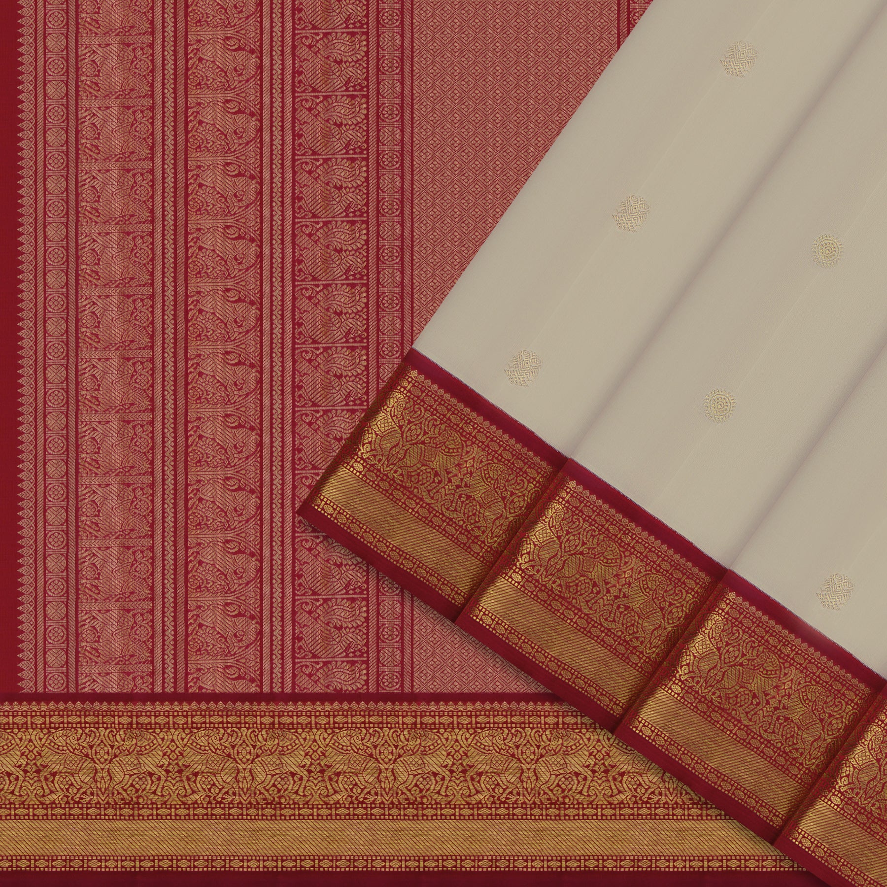 Kanakavalli Kanjivaram Silk Sari 26-615-HS001-02610 - Cover View