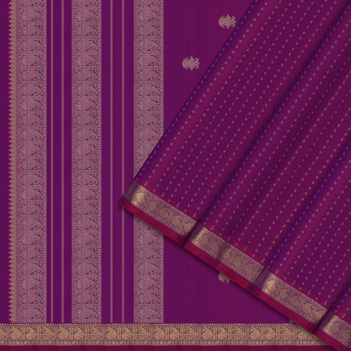 Kanakavalli Kanjivaram Silk Sari 26-615-HS001-02636 - Cover View