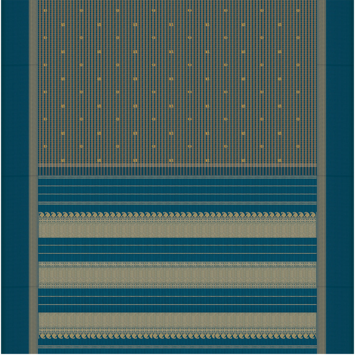 Kanakavalli Kanjivaram Silk Sari 26-615-HS001-02640 - Full View