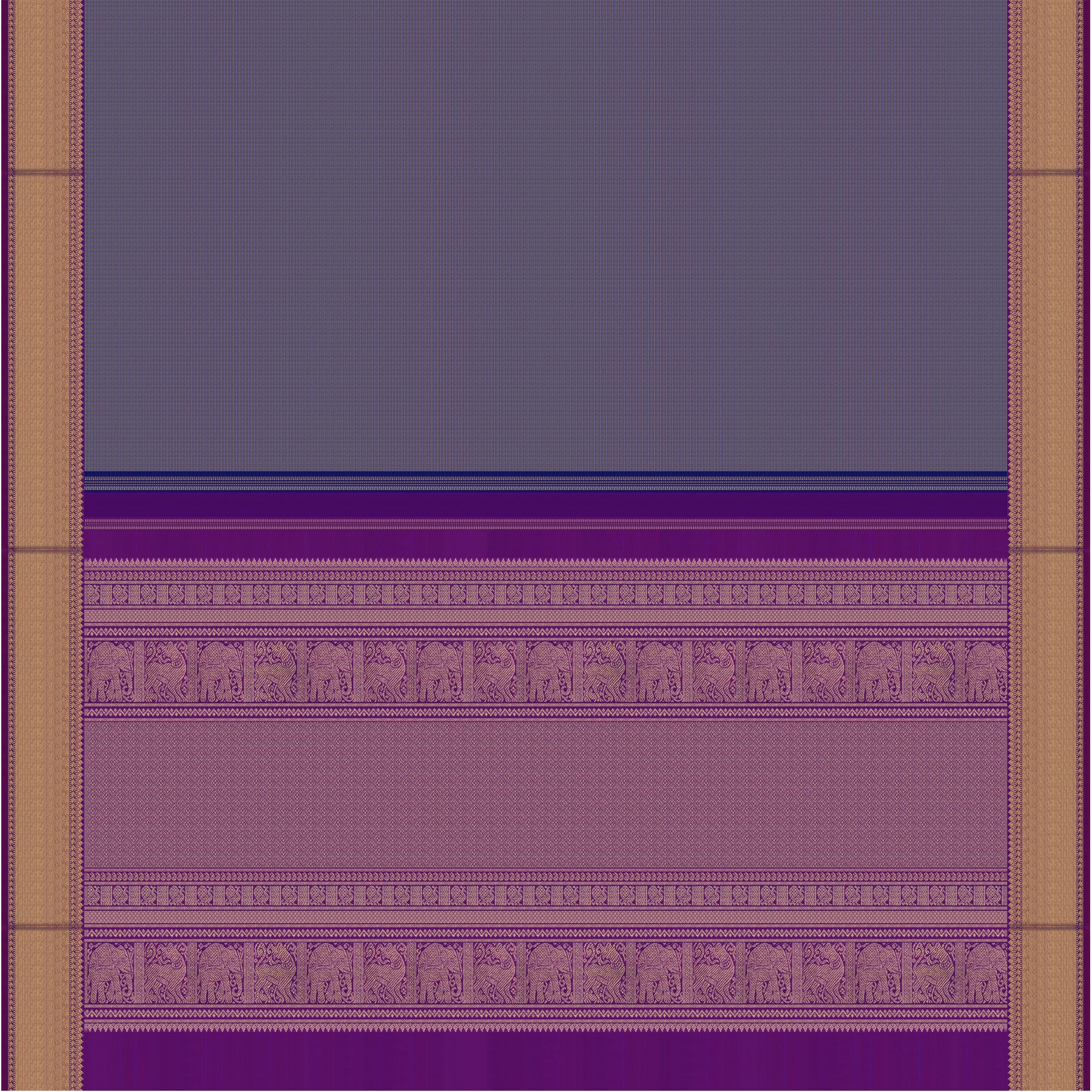Kanakavalli Kanjivaram Silk Sari 26-615-HS001-02661 - Full View