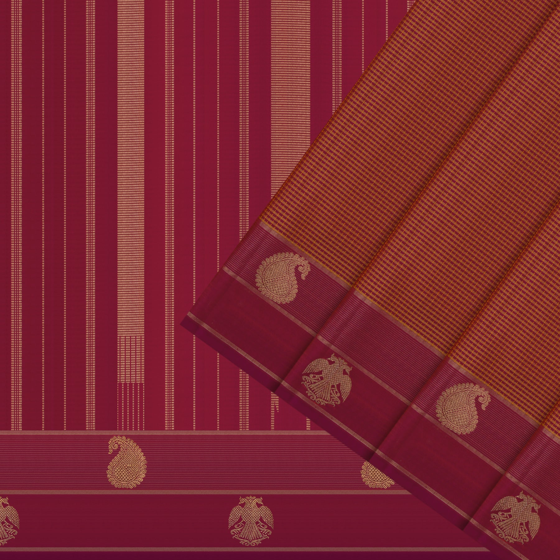 Kanakavalli Kanjivaram Silk Sari 26-615-HS001-02681 - Cover View