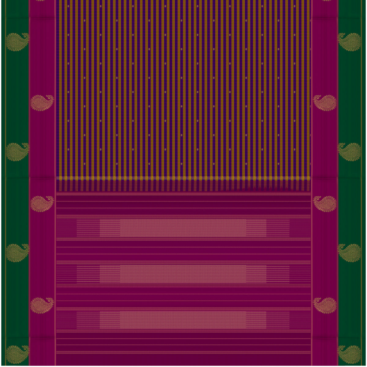 Kanakavalli Kanjivaram Silk Sari 26-615-HS001-02682 - Full View