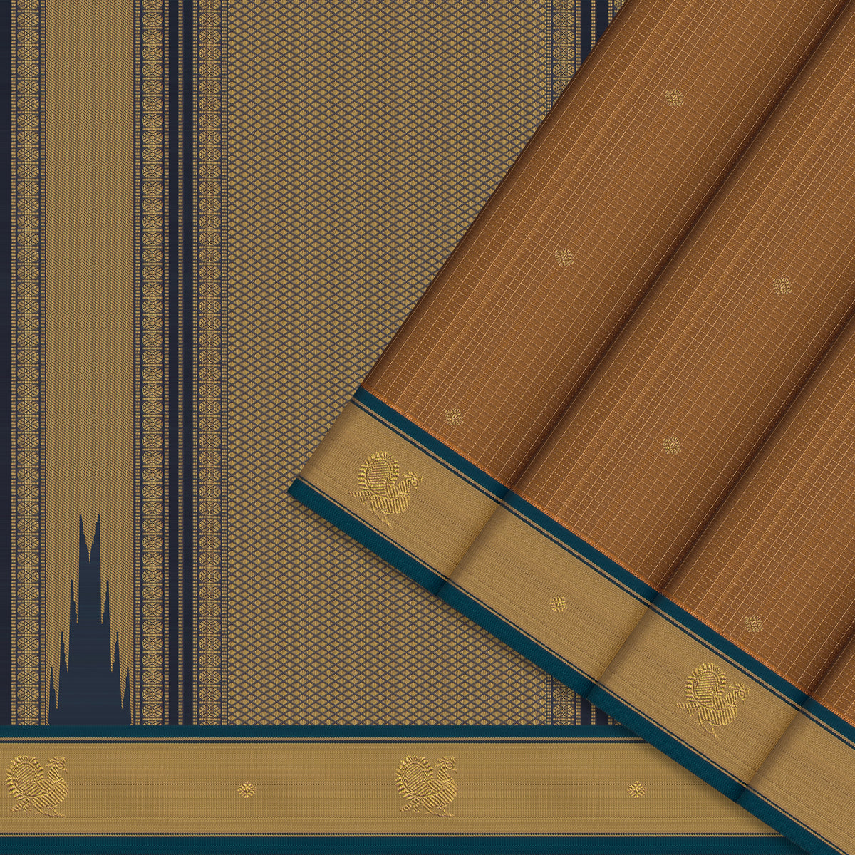 Kanakavalli Kanjivaram Silk Sari 26-615-HS001-02689 - Cover View