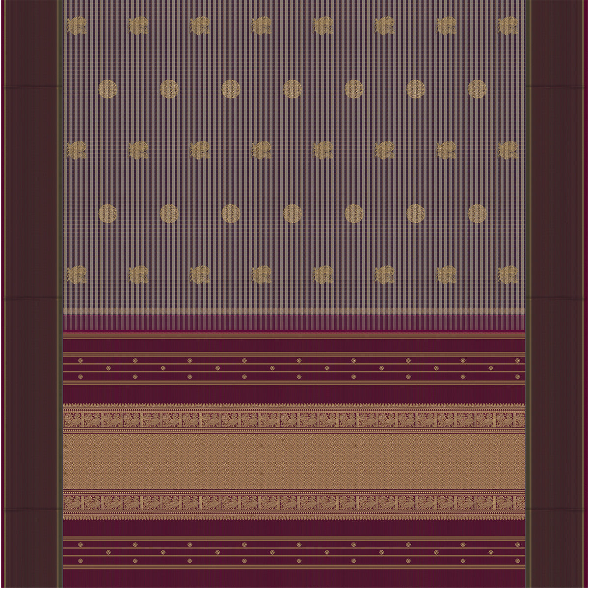 Kanakavalli Kanjivaram Silk Sari 26-615-HS001-03132 - Full View