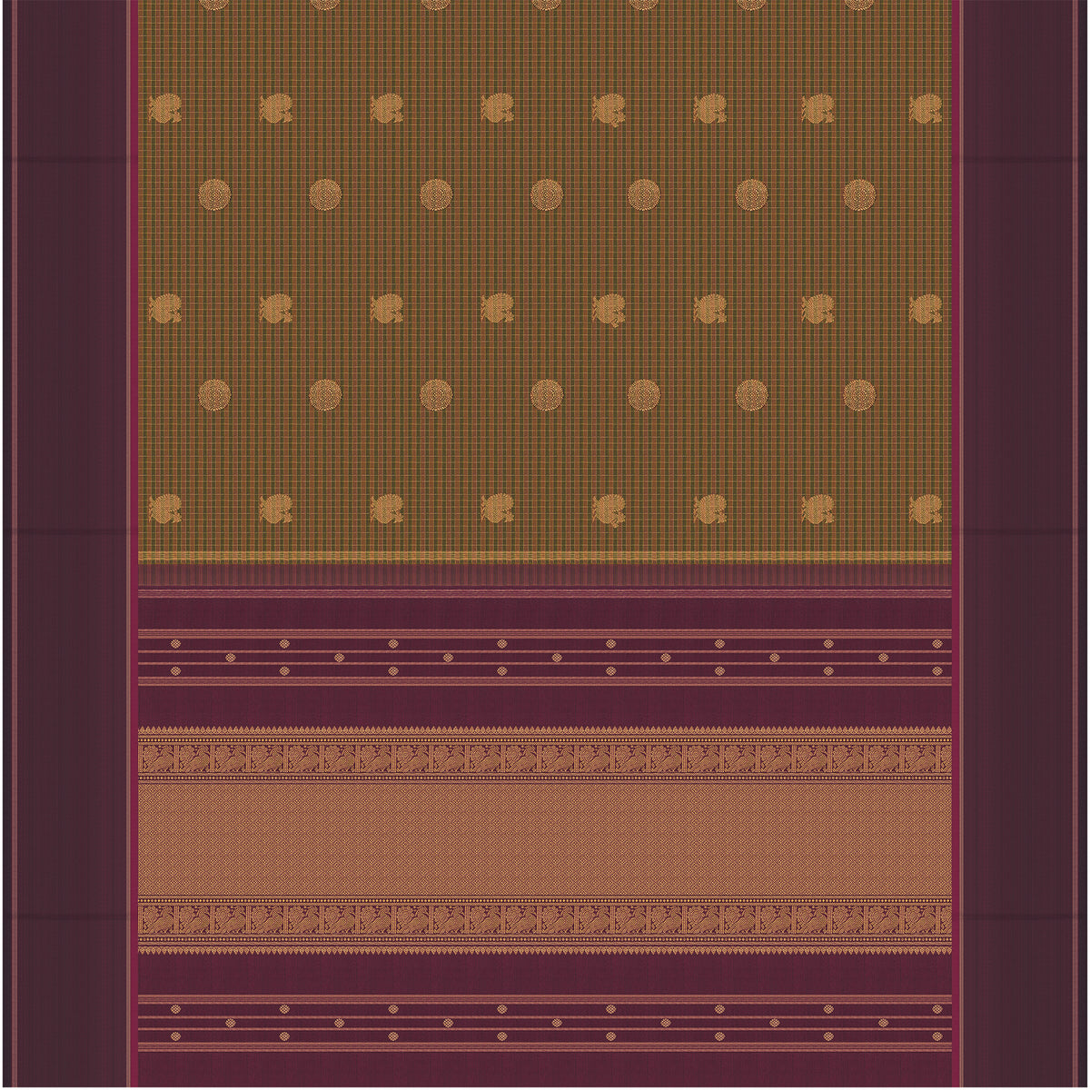 Kanakavalli Kanjivaram Silk Sari 26-615-HS001-03137 - Full View