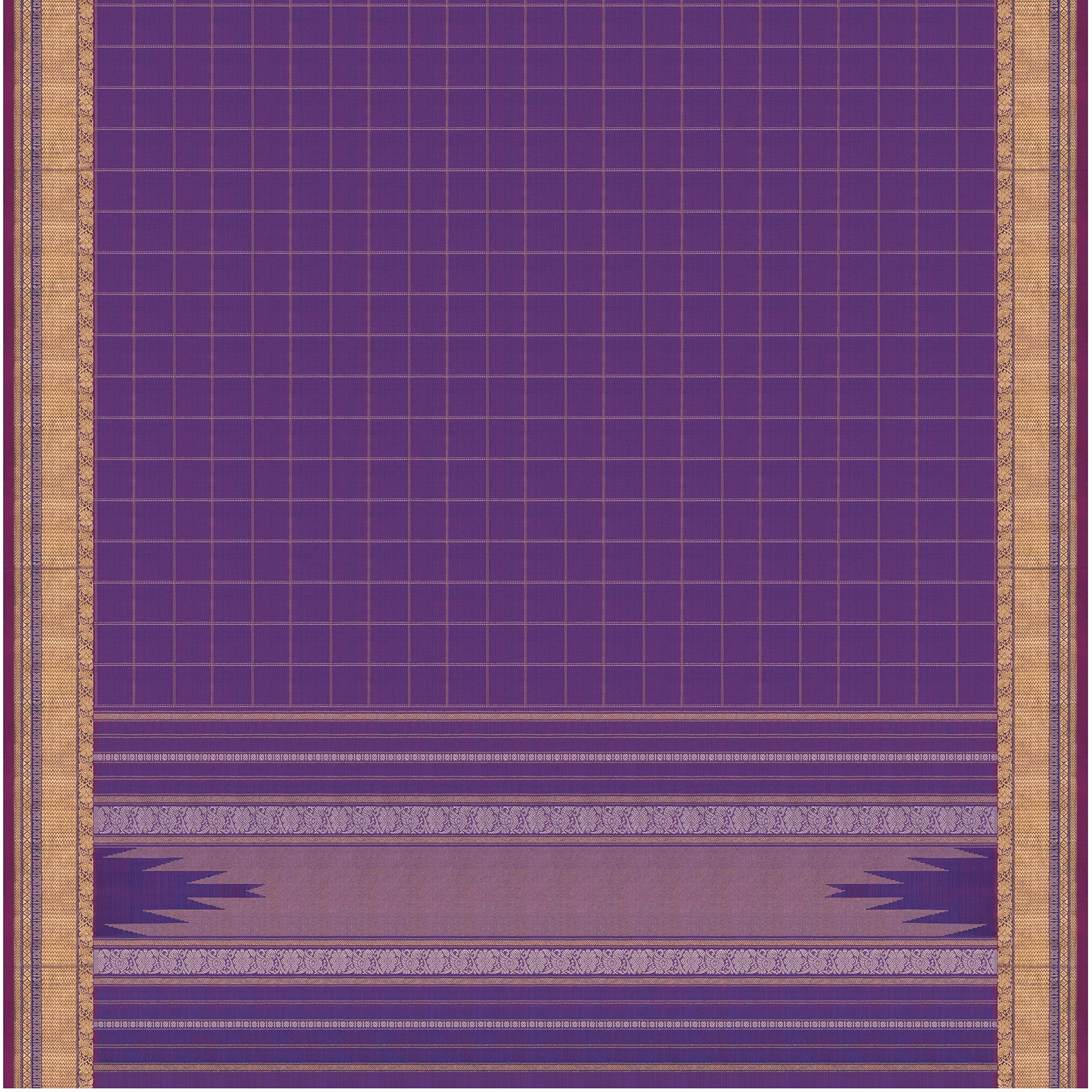 Kanakavalli Kanjivaram Silk Sari 26-615-HS001-03152 - Full View