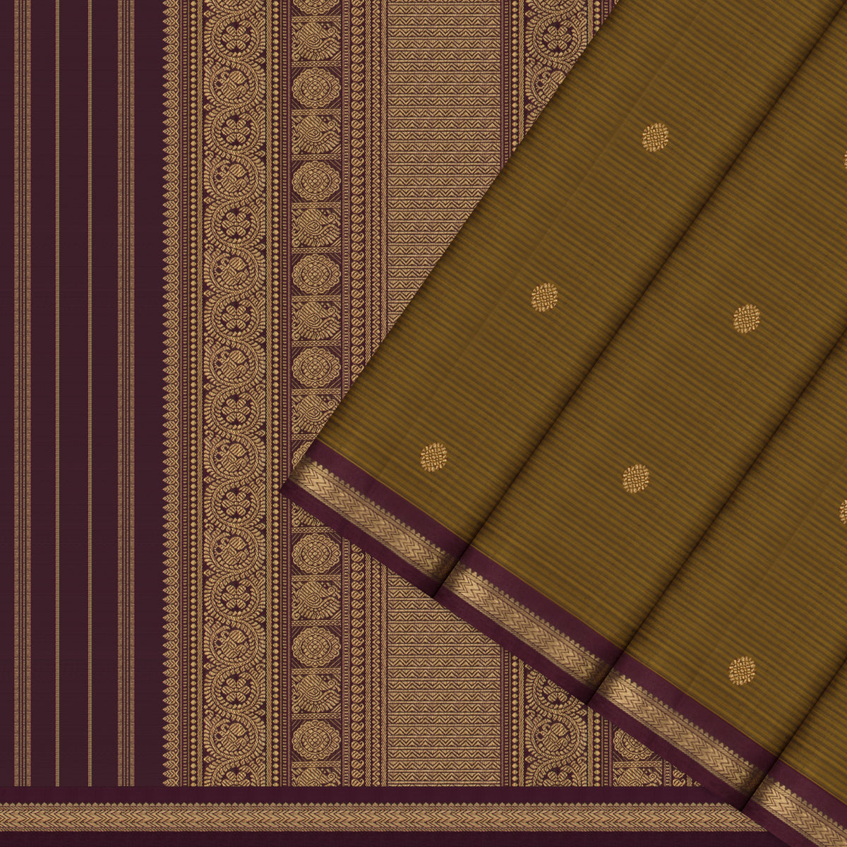 Kanakavalli Kanjivaram Silk Sari 26-615-HS001-03185 - Cover View