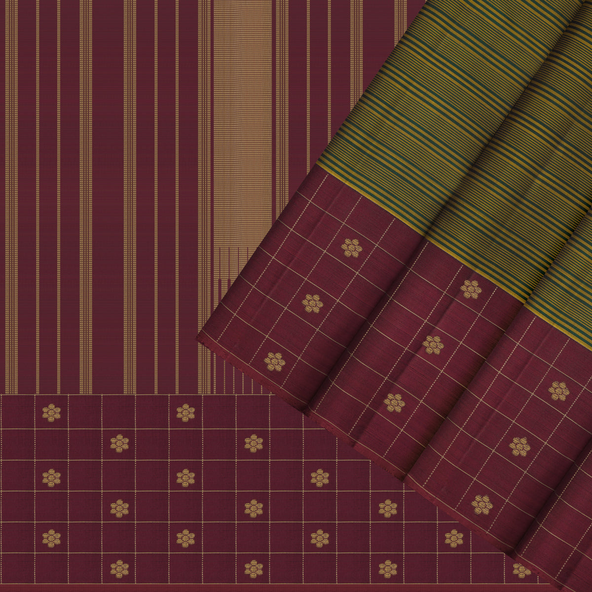 Kanakavalli Kanjivaram Silk Sari 26-615-HS001-03194 - Cover View