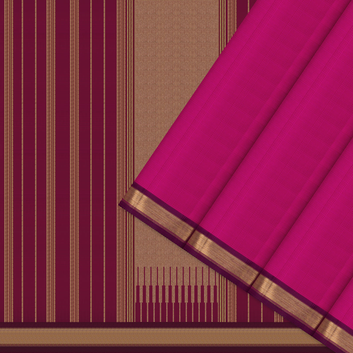 Kanakavalli Kanjivaram Silk Sari 26-615-HS001-03196 - Cover View