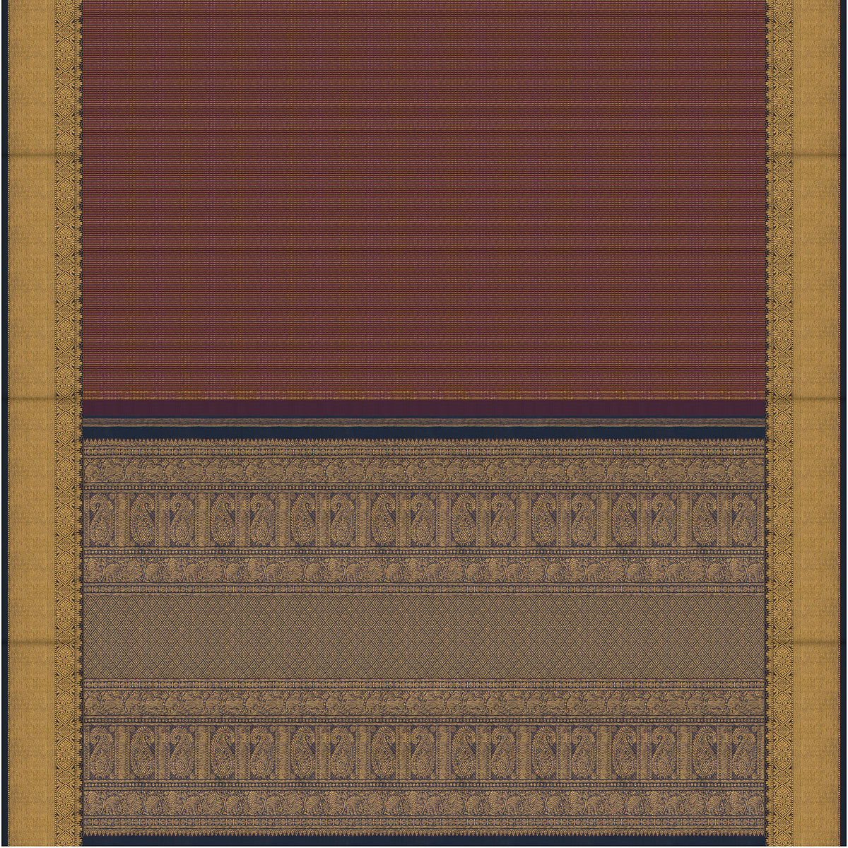 Kanakavalli Kanjivaram Silk Sari 26-615-HS001-03216 - Full View