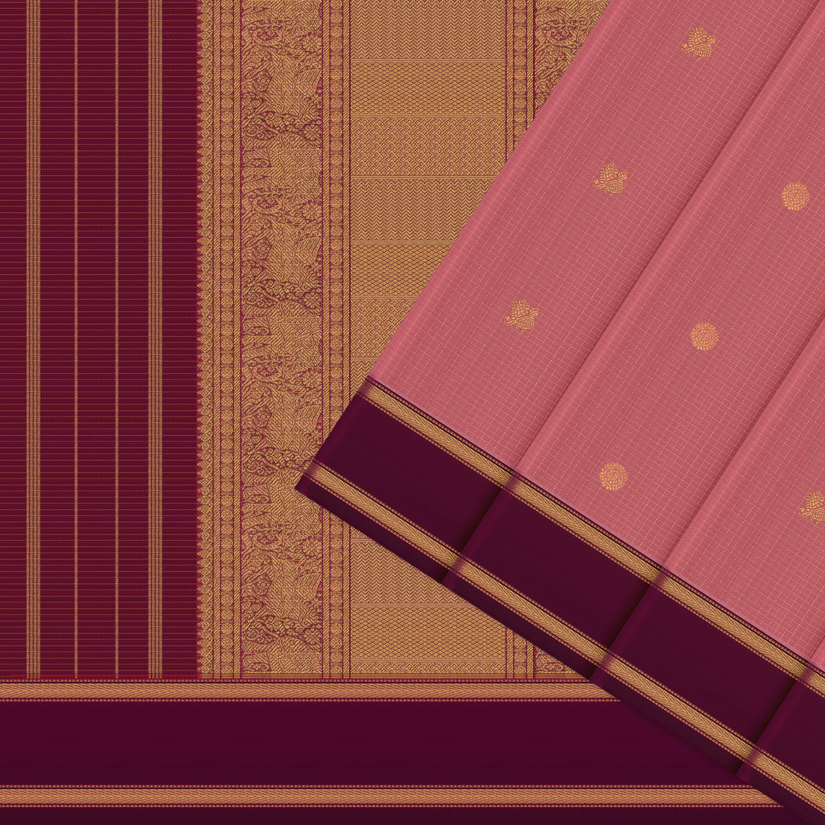 Kanakavalli Kanjivaram Silk Sari 26-615-HS001-04451 - Cover View
