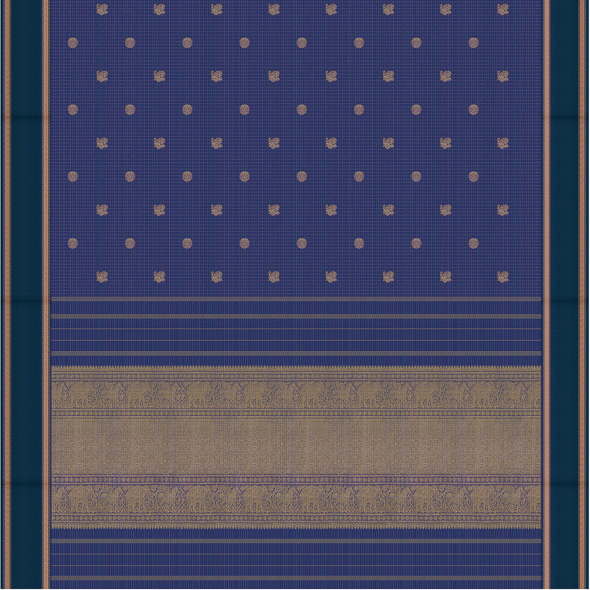 Kanakavalli Kanjivaram Silk Sari 26-615-HS001-04453 - Full View