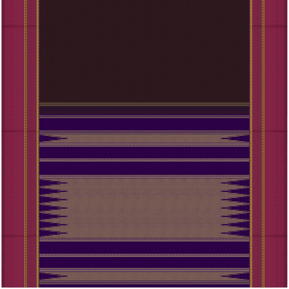Kanakavalli Kanjivaram Silk Sari 26-615-HS001-04463 - Full View