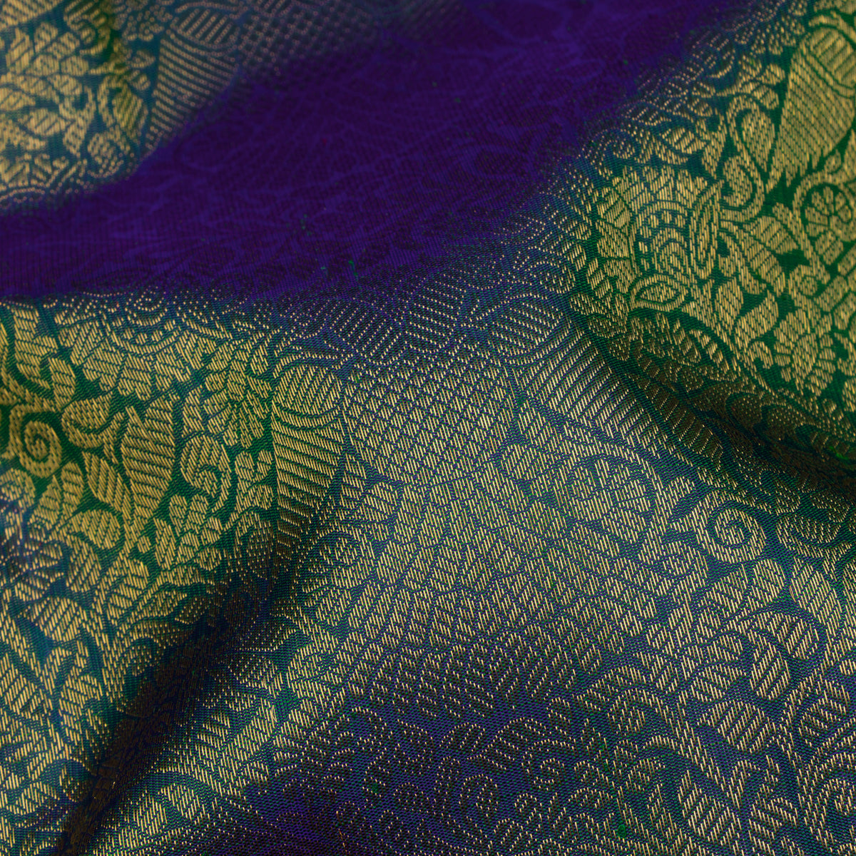 Kanakavalli Kanjivaram Silk Sari 26-615-HS001-04491 - Fabric View