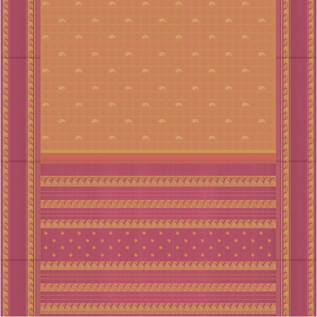 Kanakavalli Kanjivaram Silk Sari 26-615-HS001-04492 - Full View