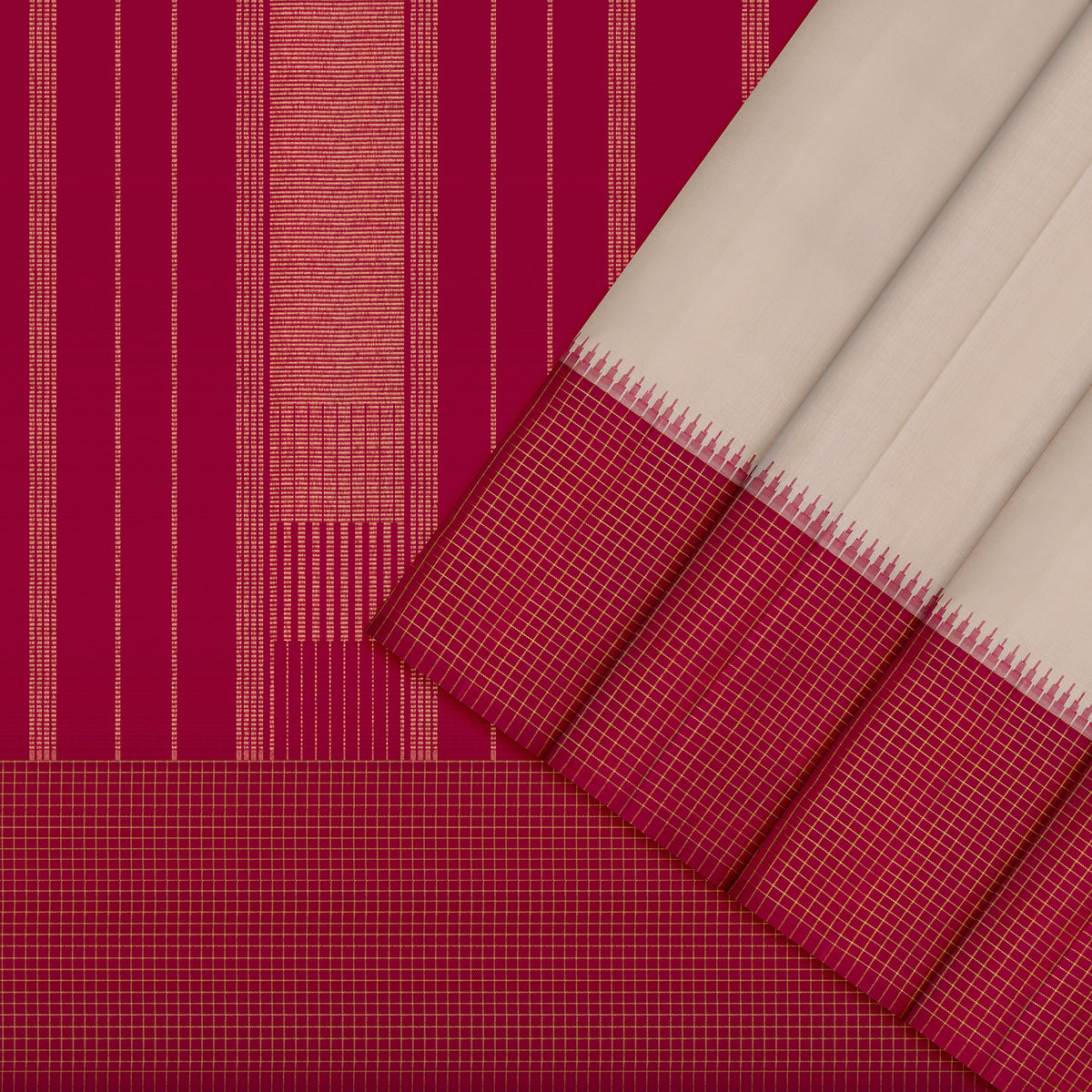 Kanakavalli Kanjivaram Silk Sari 26-615-HS001-04505 - Cover View