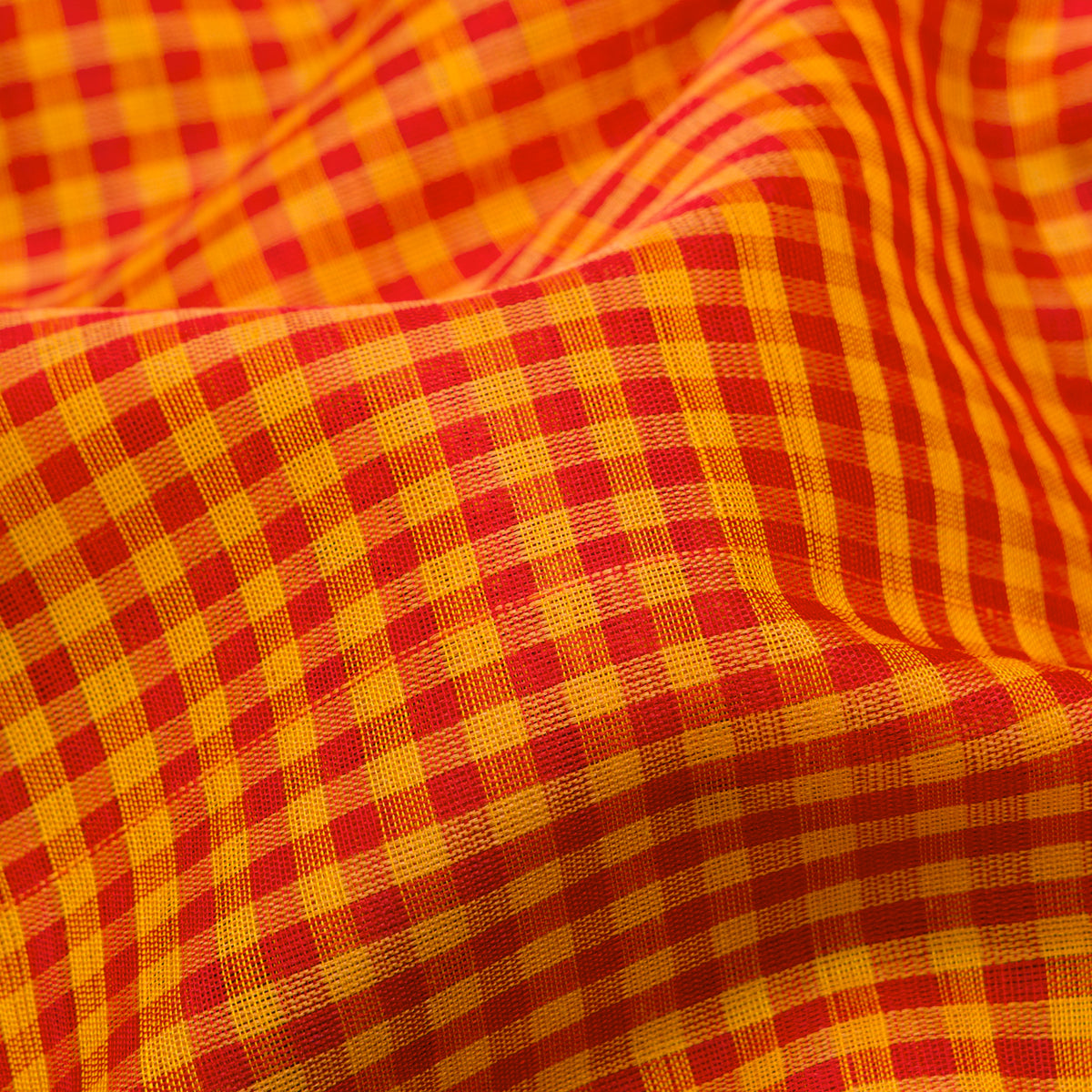 Kanakavalli Gadwal Silk/Cotton Sari 26-616-HS005-03677 - Fabric View