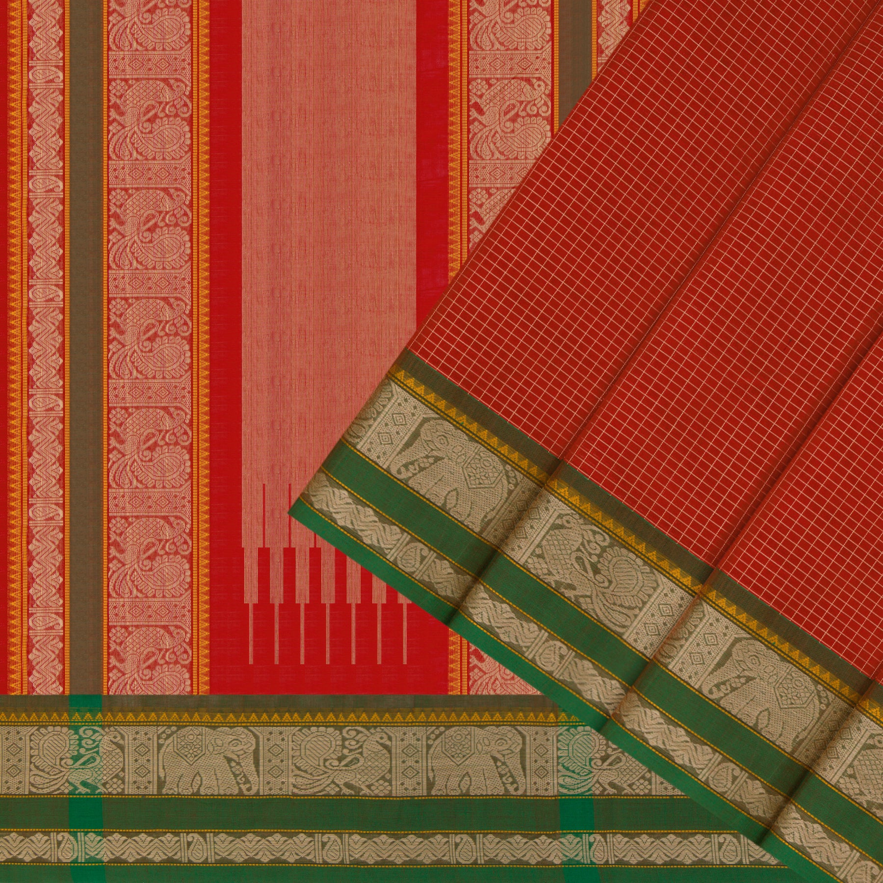 Kanakavalli Kanchi Cotton Sari 26-621-HS003-01255 - Cover View