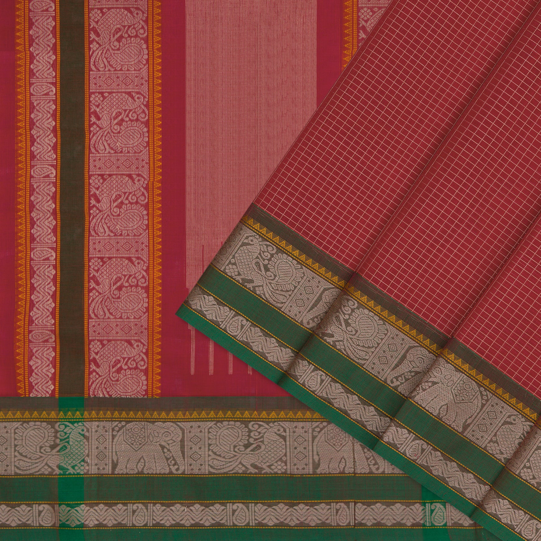 Kanakavalli Kanchi Cotton Sari 26-621-HS003-01257 - Cover View