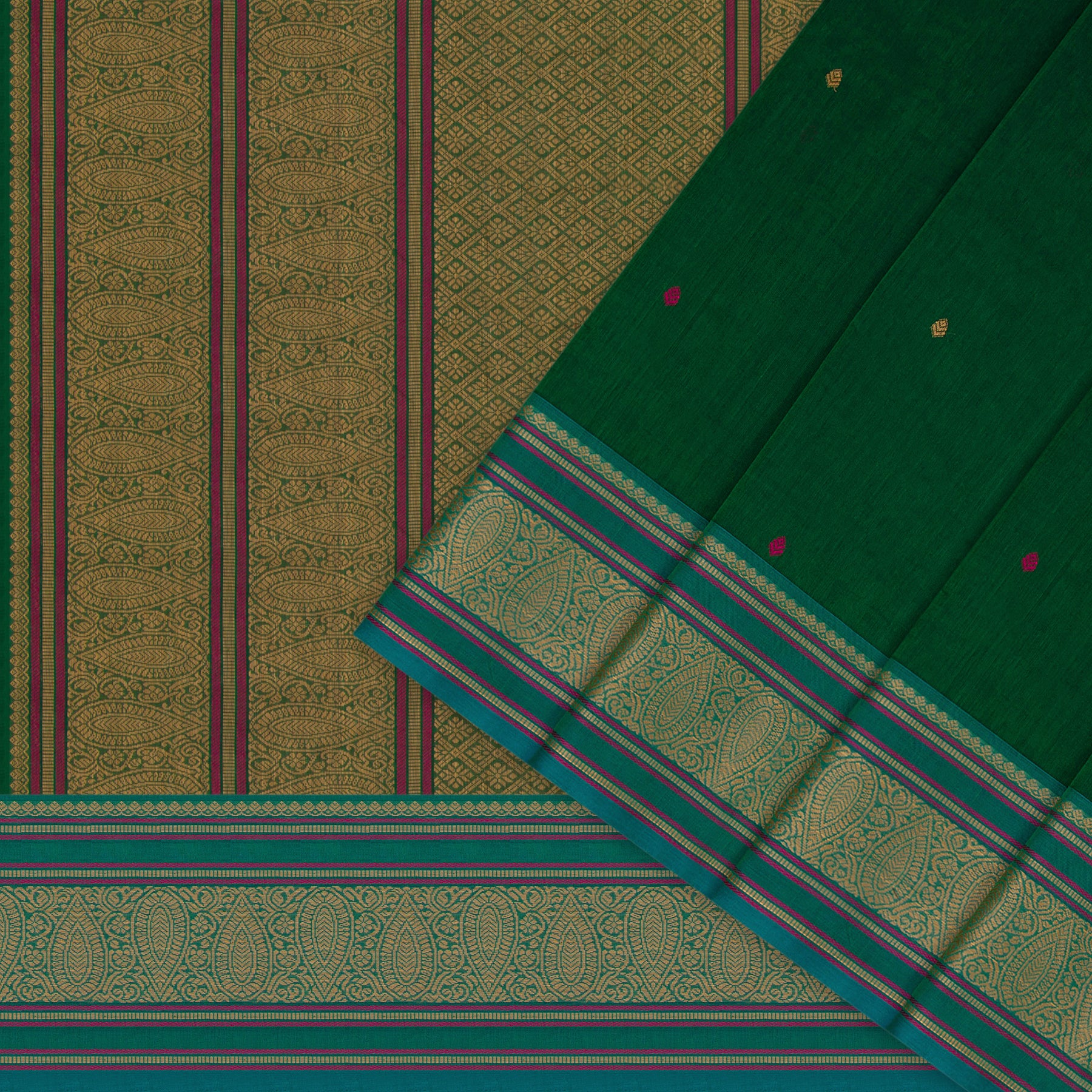 Kanakavalli Kanchi Cotton Sari 26-621-HS003-01260 - Cover View