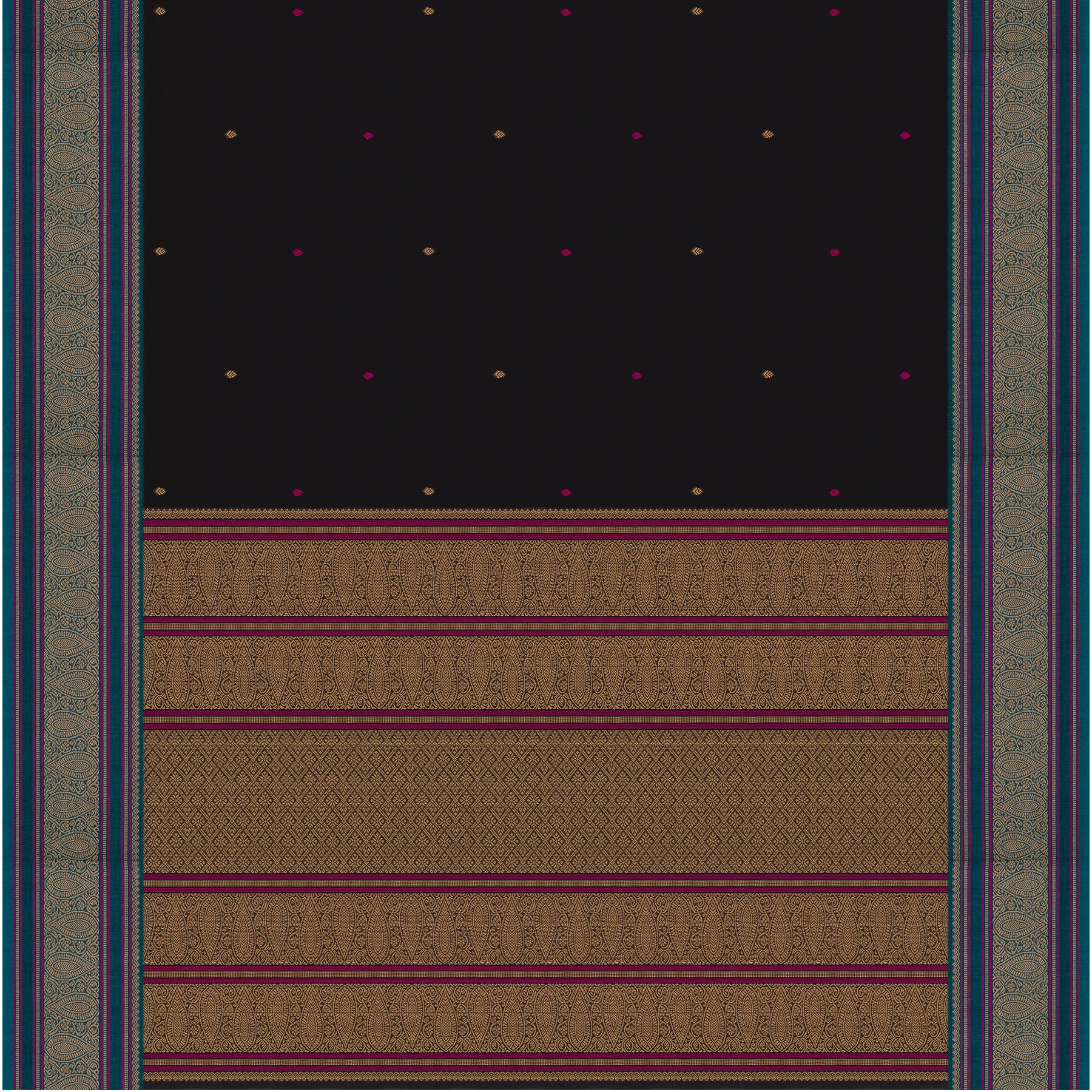 Kanakavalli Kanchi Cotton Sari 26-621-HS003-01261 - Full View