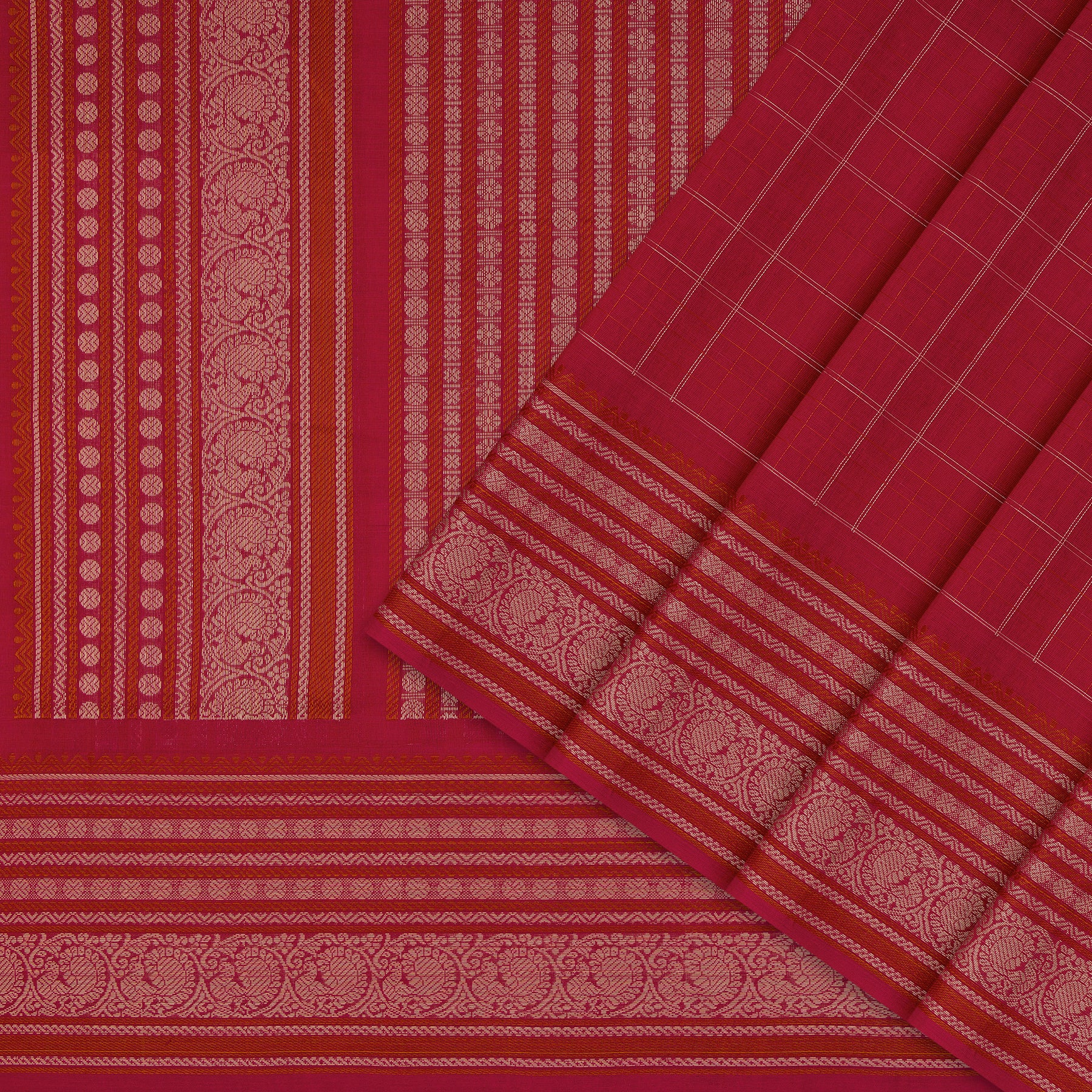 Kanakavalli Kanchi Cotton Sari 26-621-HS003-01266 - Cover View