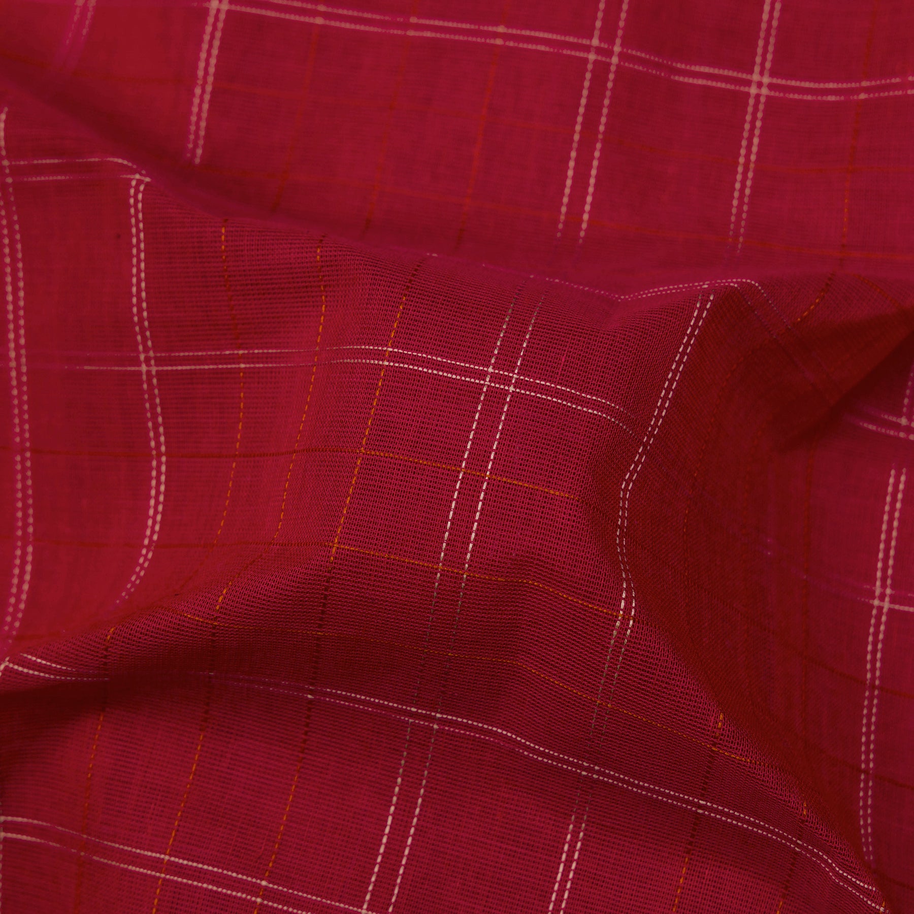 Kanakavalli Kanchi Cotton Sari 26-621-HS003-01266 - Fabric View