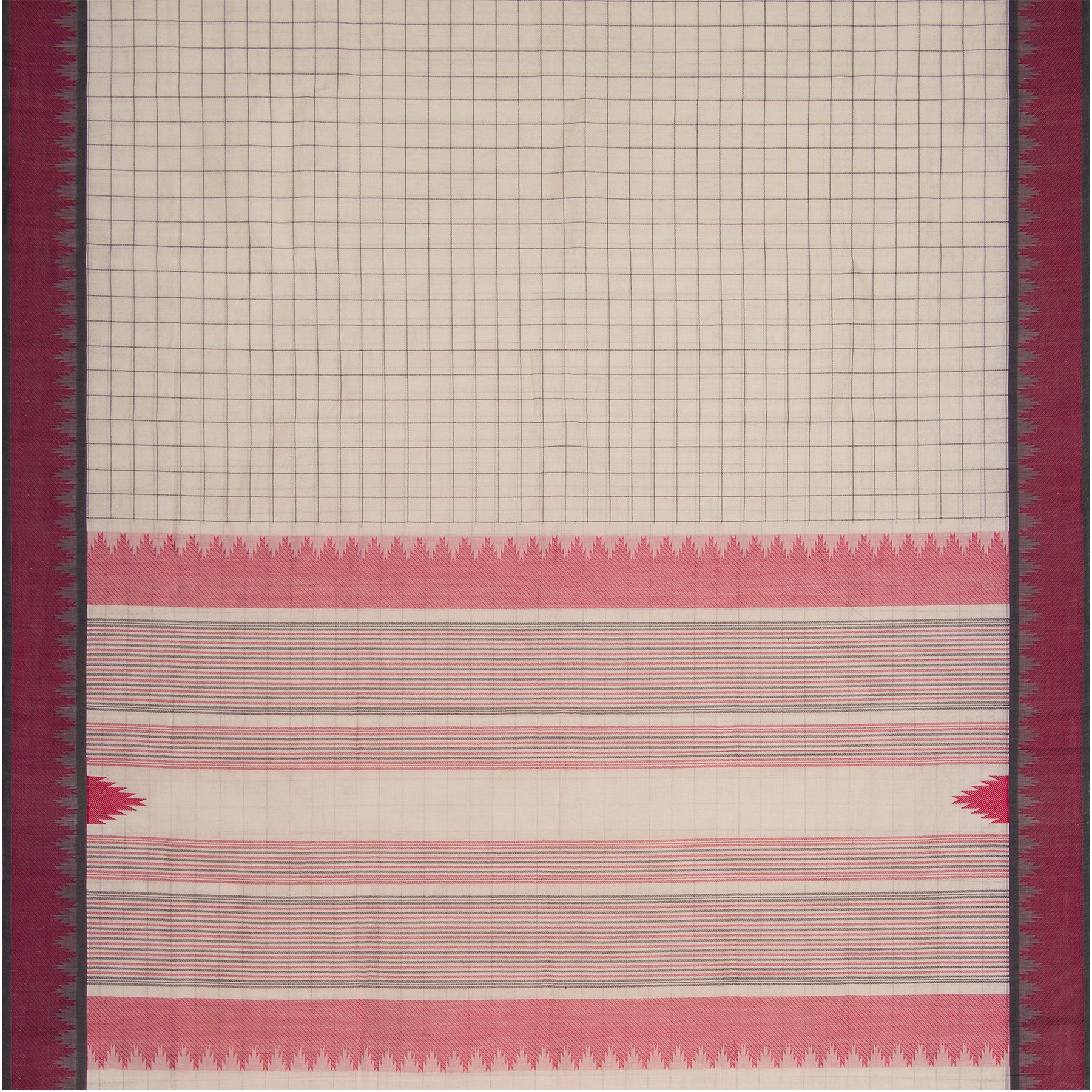 Kanakavalli Kanchi Cotton Sari 26-621-HS003-01280 - Full View