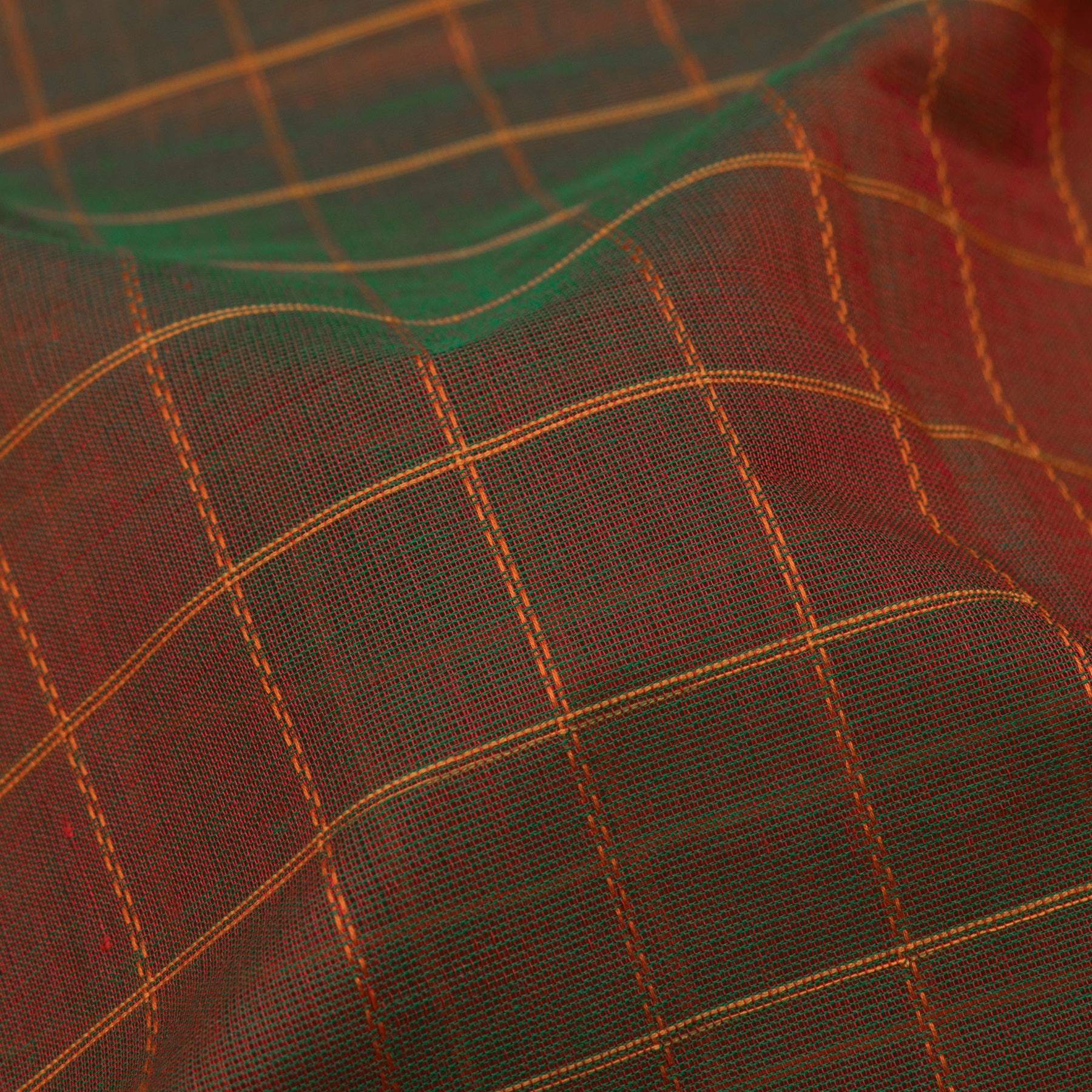 Kanakavalli Kanchi Cotton Sari 26-621-HS003-01288 - Fabric View
