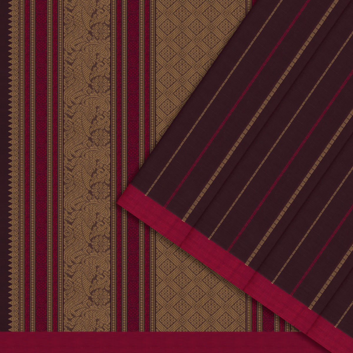 Kanakavalli Kanchi Cotton Sari 26-621-HS003-01296 - Cover View
