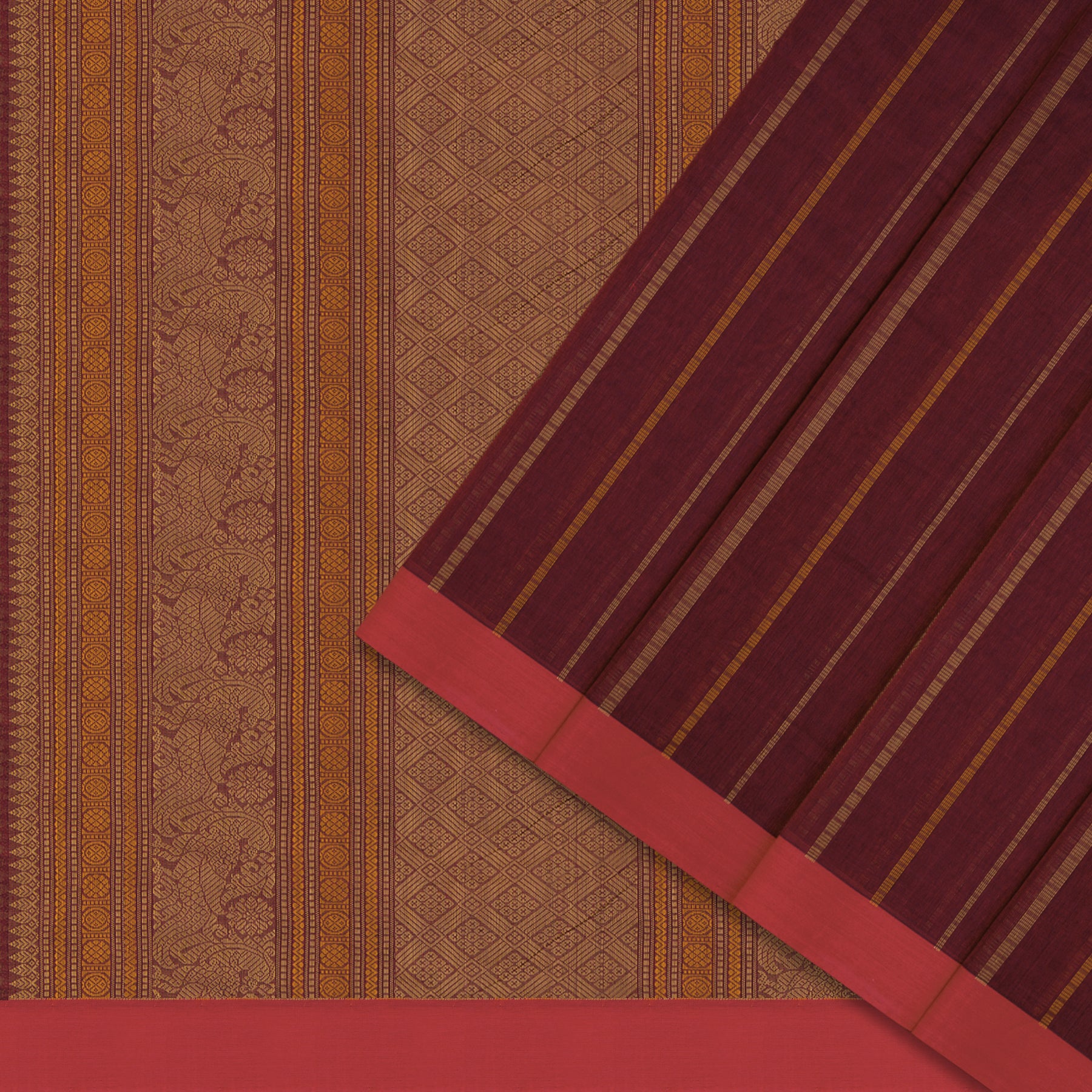 Kanakavalli Kanchi Cotton Sari 26-621-HS003-01297 - Cover View