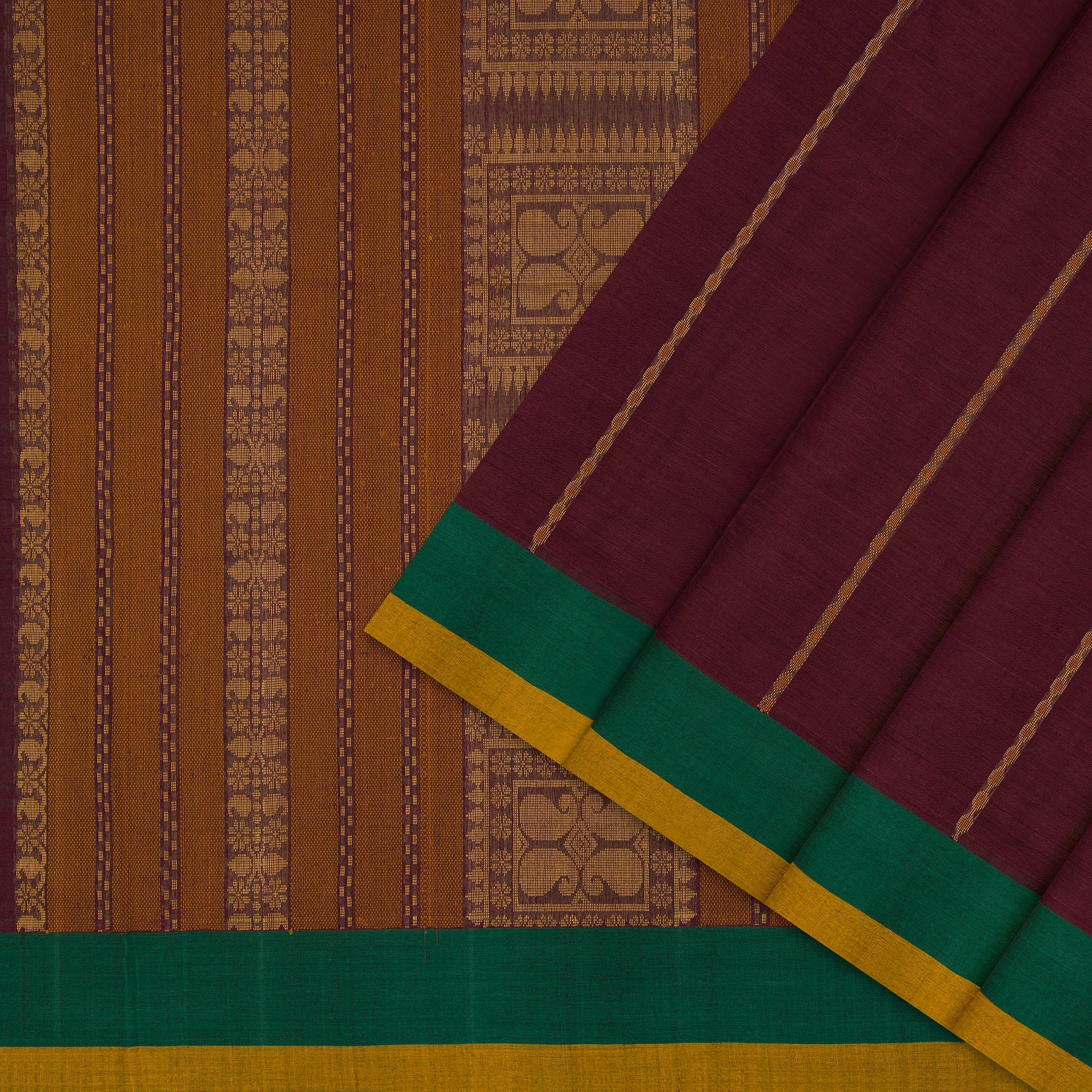 Kanakavalli Kanchi Cotton Sari 26-621-HS003-01315 - Cover View