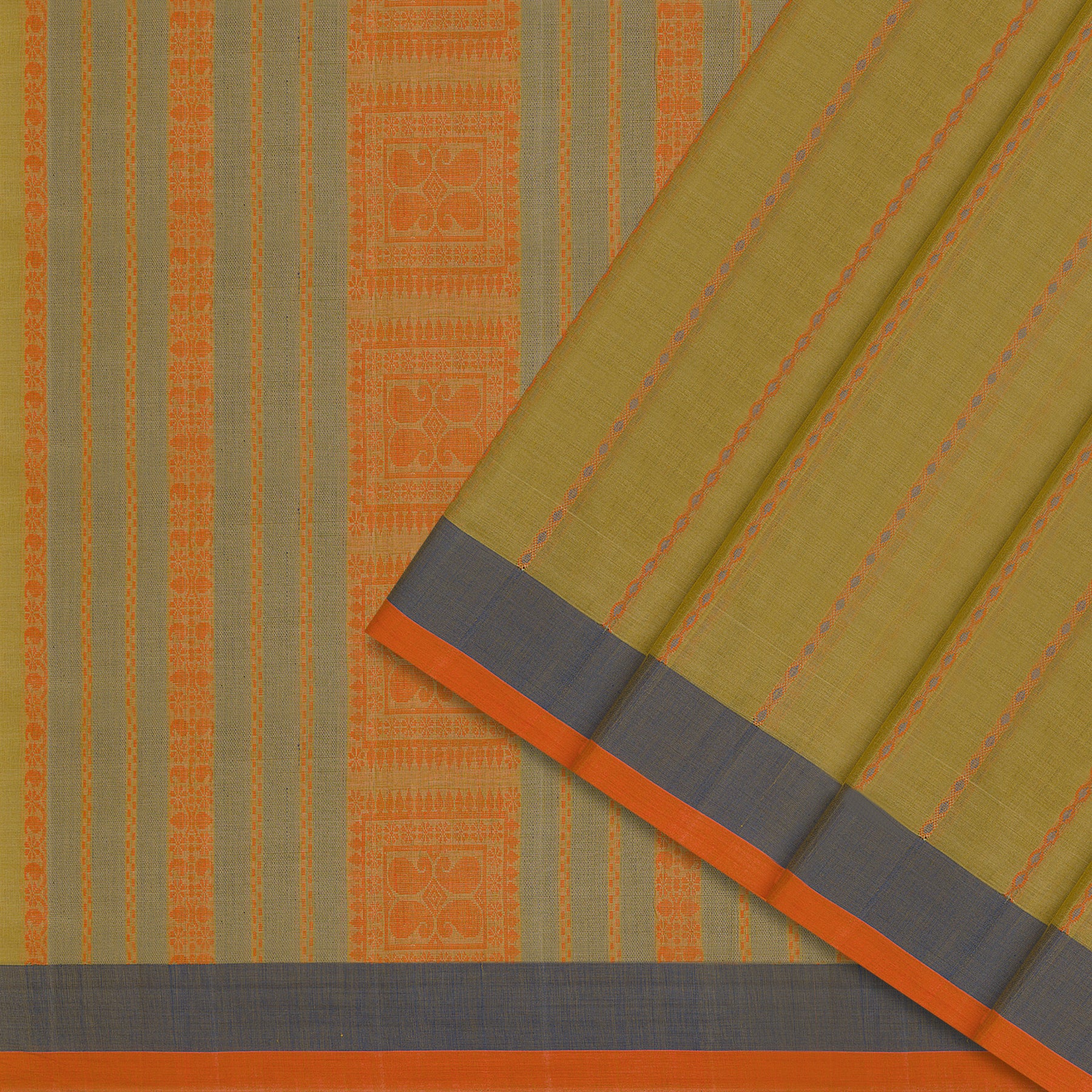Kanakavalli Kanchi Cotton Sari 26-621-HS003-01318 - Cover View