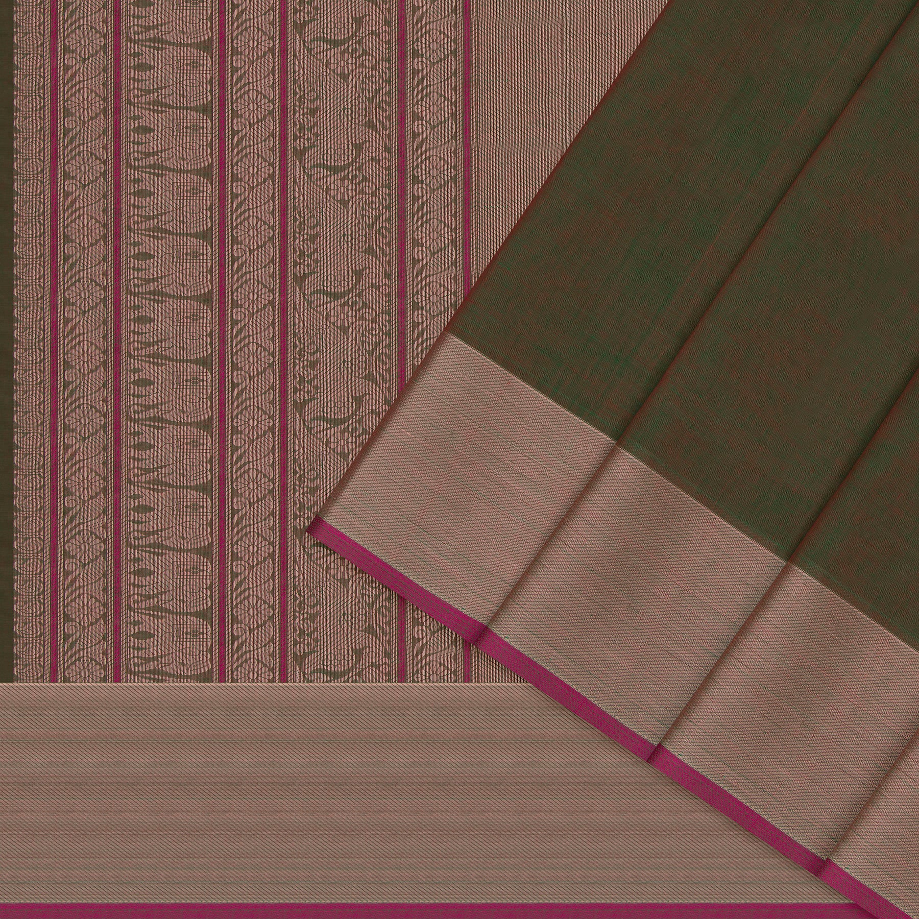 Kanakavalli Kanchi Cotton Sari 26-621-HS003-01321 - Cover View