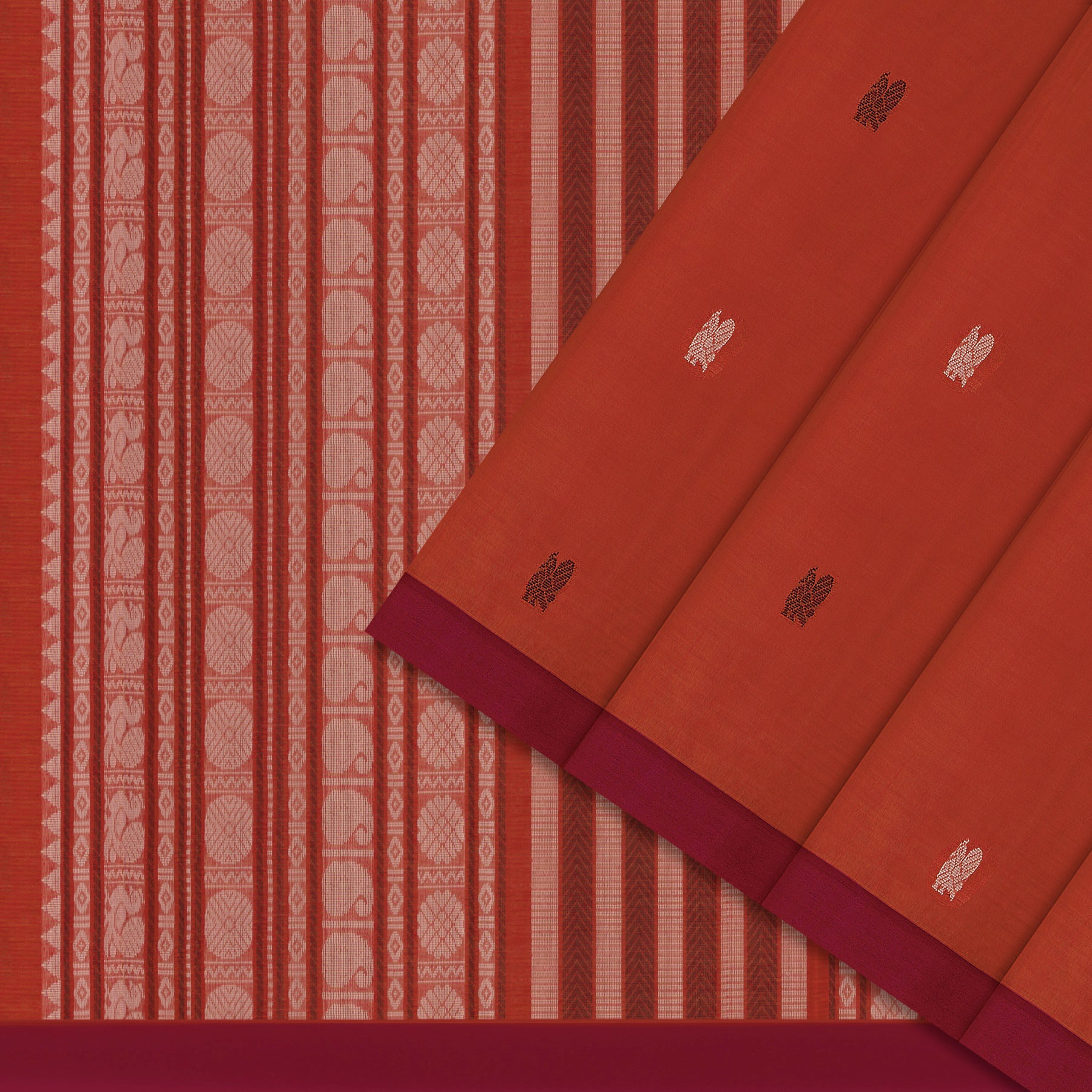 Kanakavalli Kanchi Cotton Sari 26-621-HS003-01341 - Cover View