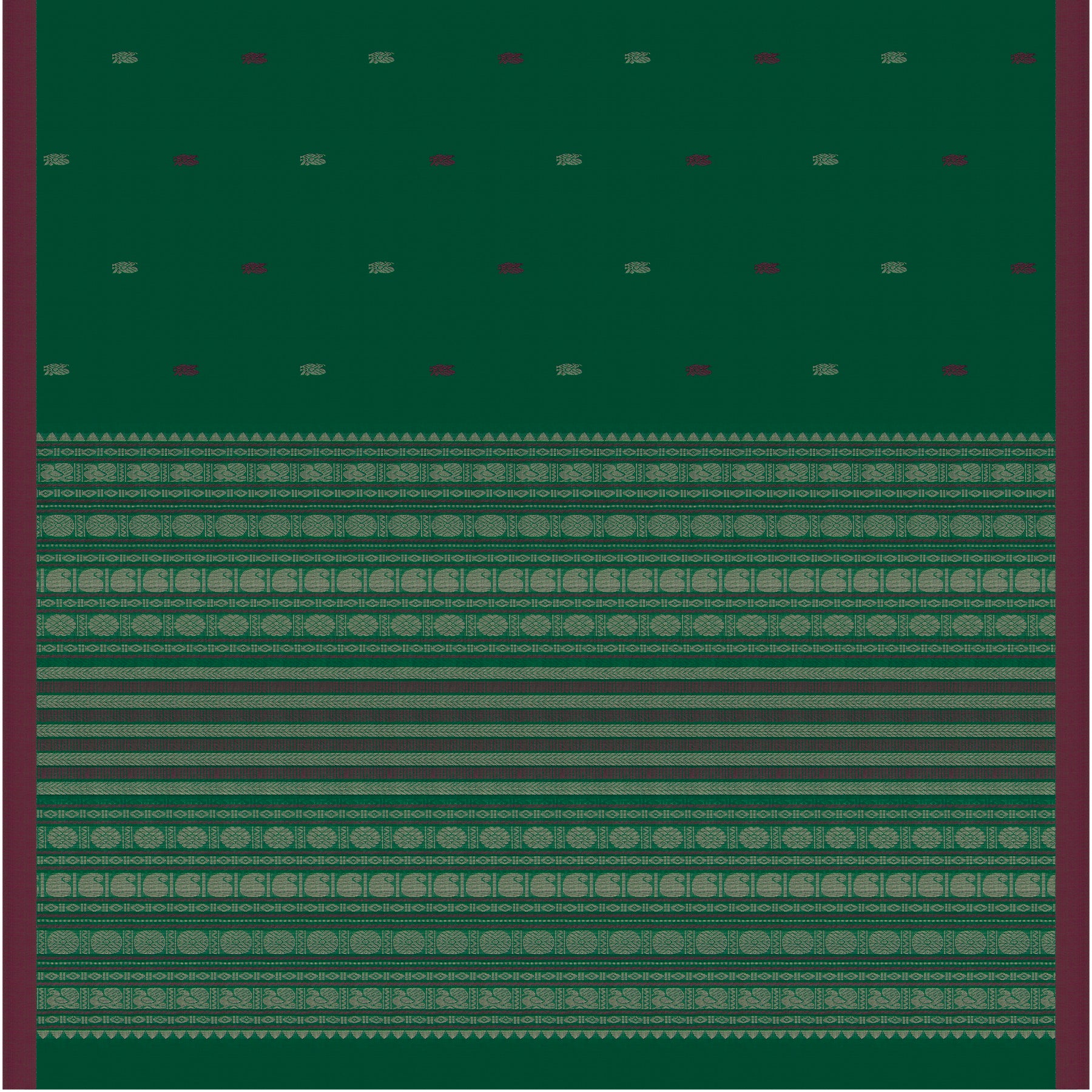 Kanakavalli Kanchi Cotton Sari 26-621-HS003-01346 - Full View