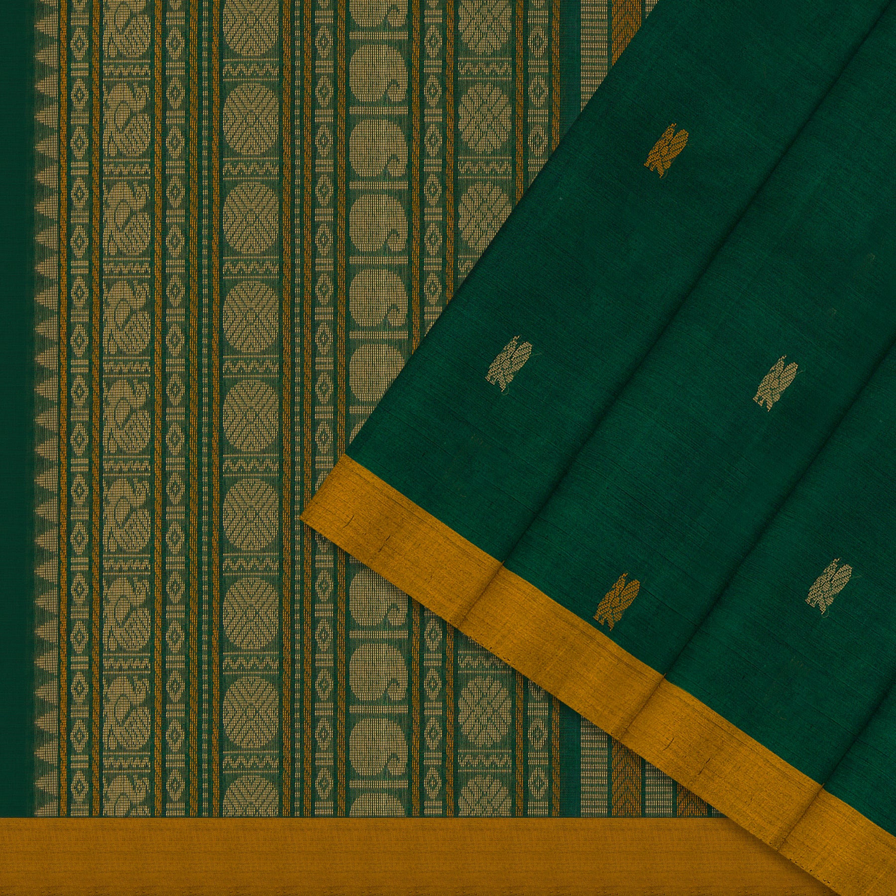 Kanakavalli Kanchi Cotton Sari 26-621-HS003-01347 - Cover View