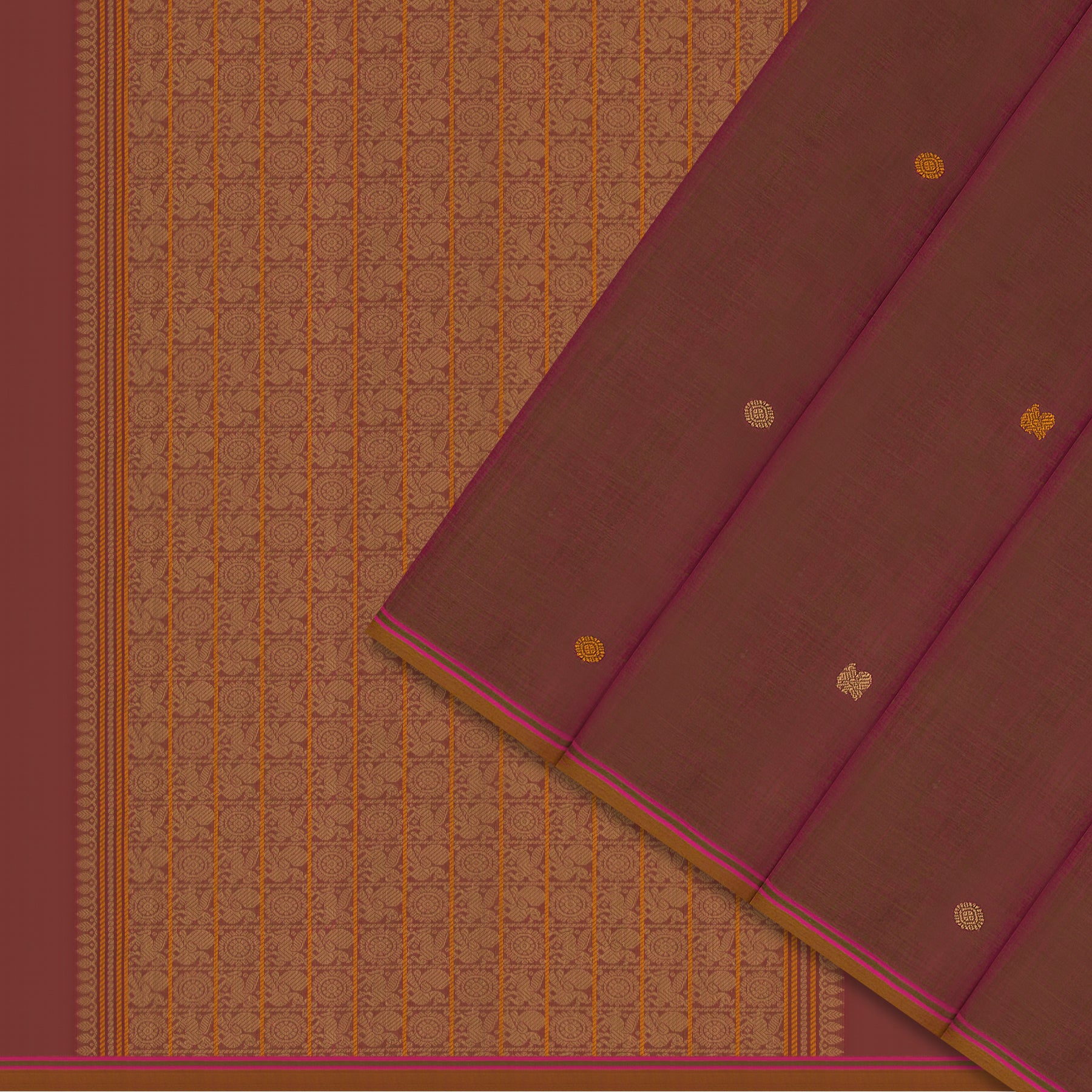 Kanakavalli Kanchi Cotton Sari 26-621-HS003-01350 - Cover View