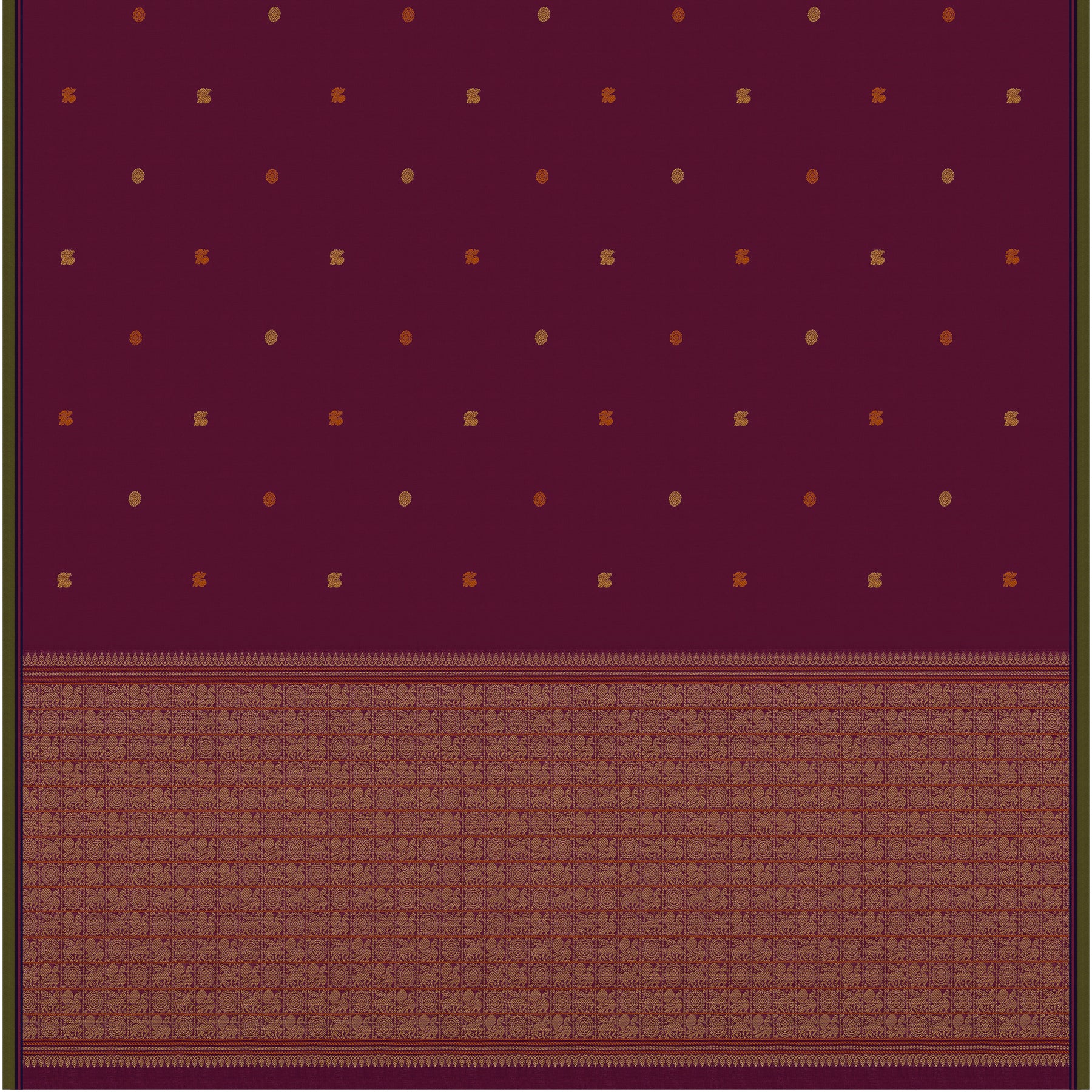 Kanakavalli Kanchi Cotton Sari 26-621-HS003-01355 - Full View