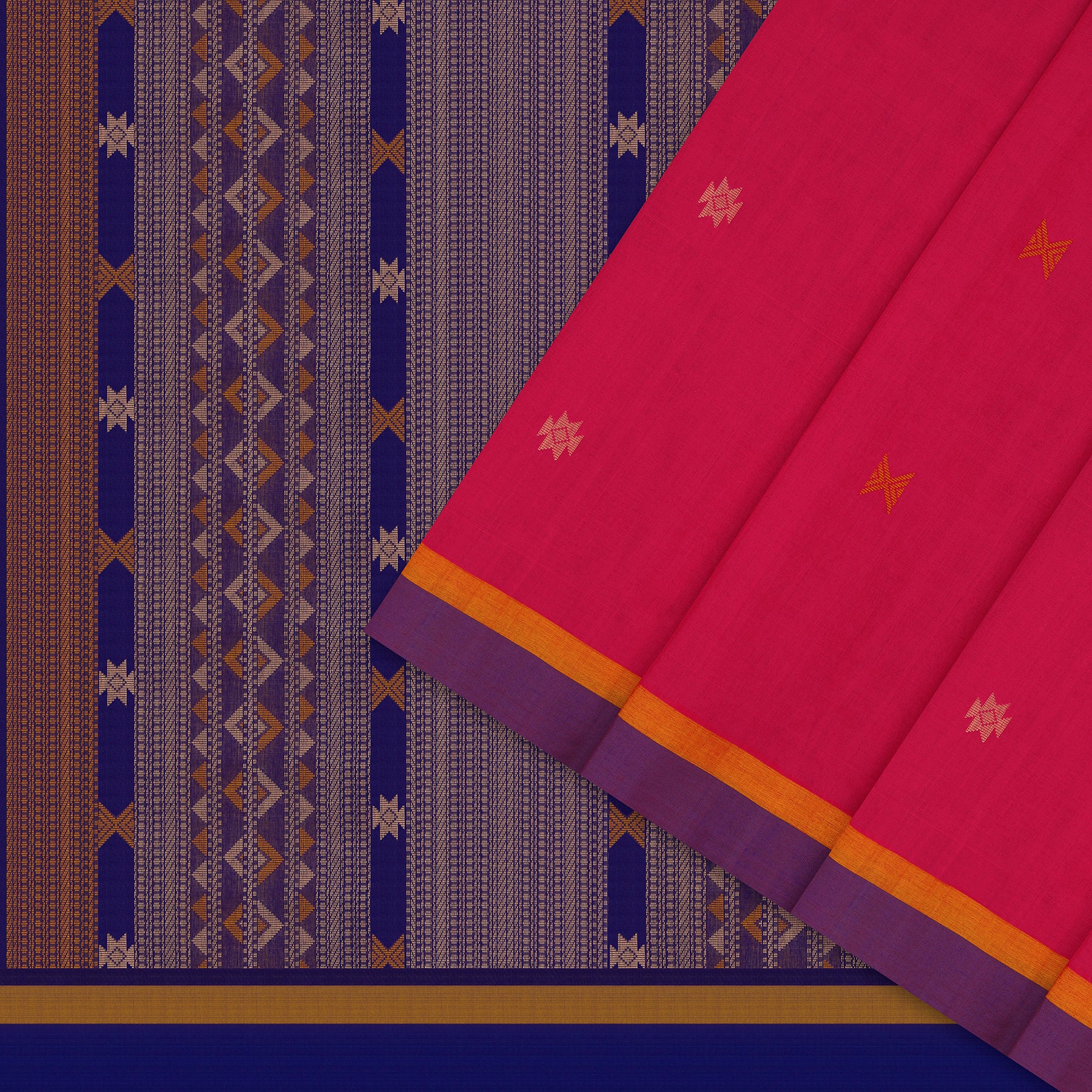 Kanakavalli Kanchi Cotton Sari 26-621-HS003-01361 - Cover View