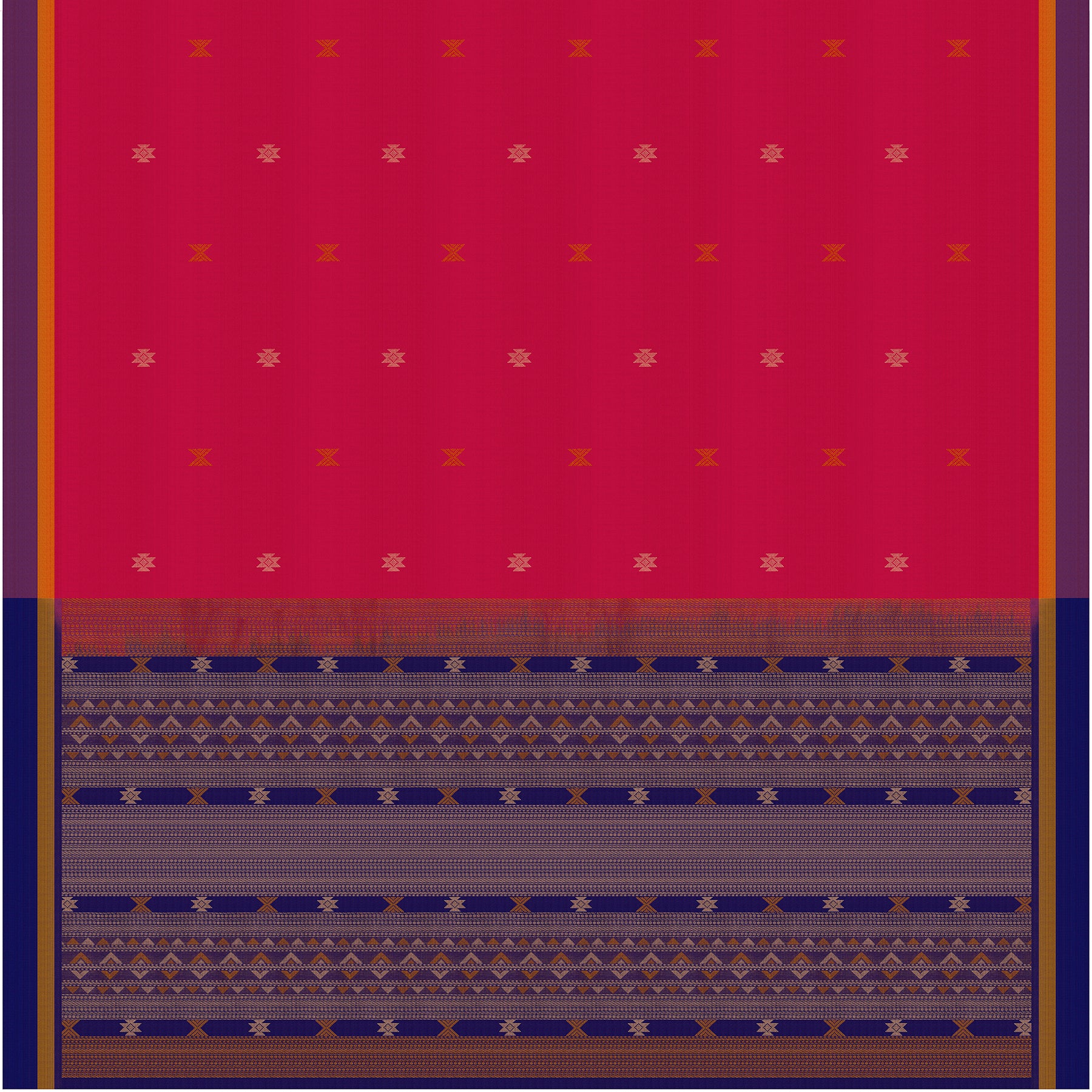 Kanakavalli Kanchi Cotton Sari 26-621-HS003-01361 - Full View