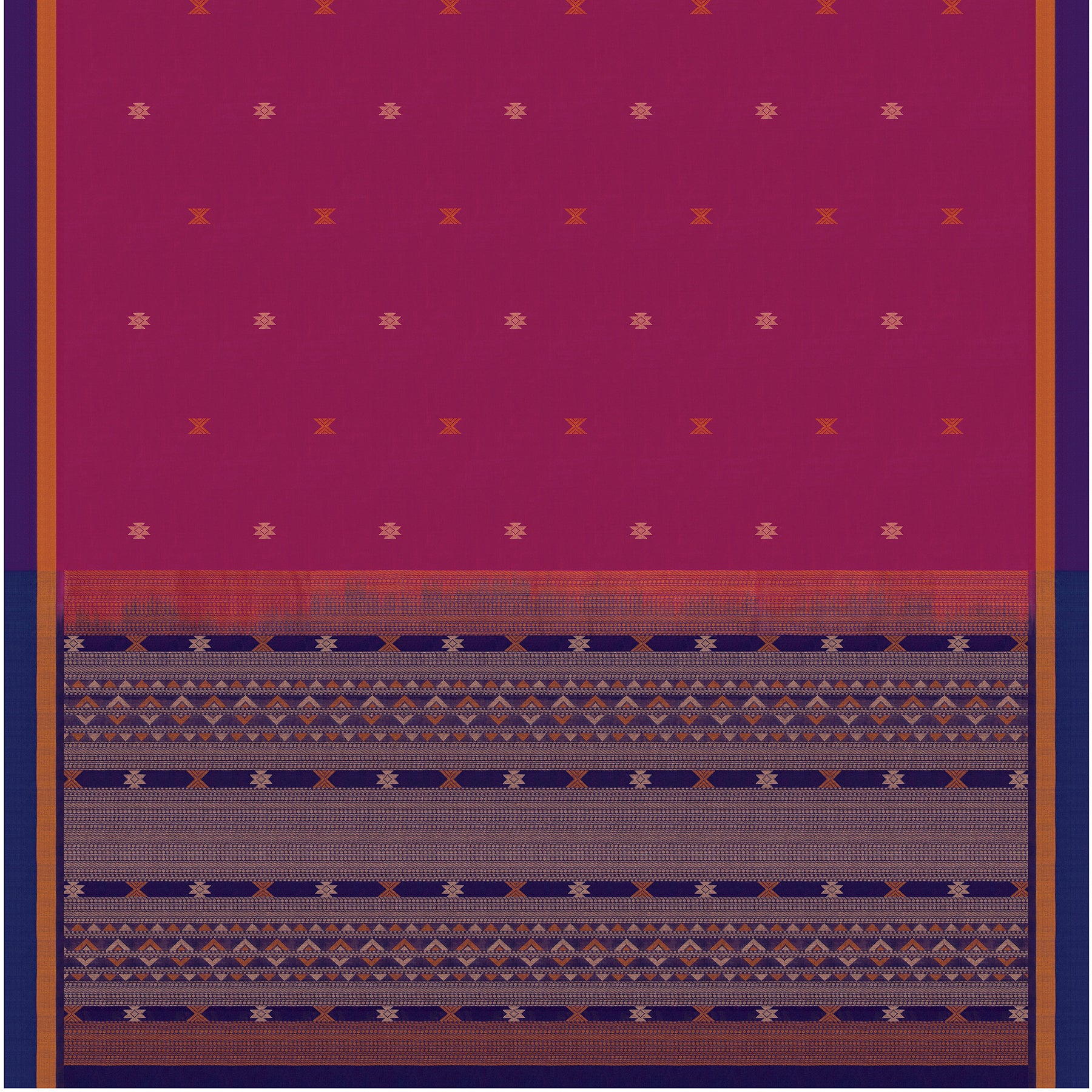 Kanakavalli Kanchi Cotton Sari 26-621-HS003-01362 - Full View