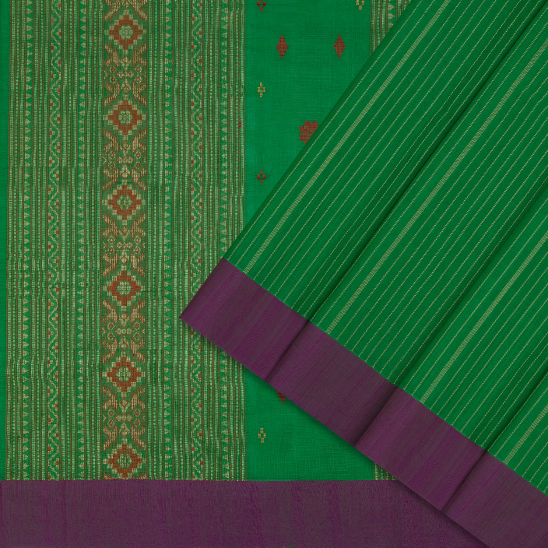 Kanakavalli Kanchi Cotton Sari 26-621-HS003-01367 - Cover View