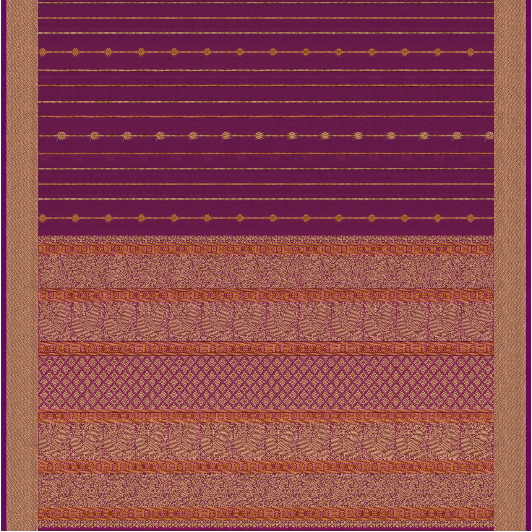 Kanakavalli Kanchi Cotton Sari 26-621-HS003-01373 - Full View